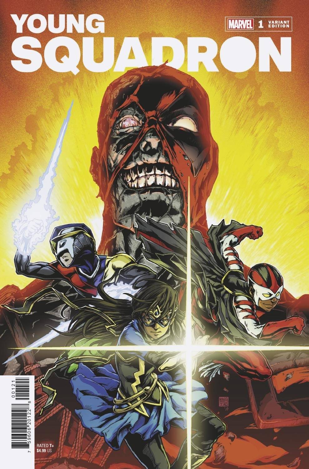 HEROES REBORN YOUNG SQUADRON #1 OKAZAKI VARIANT 2021 Heroes Reborn MARVEL COMICS