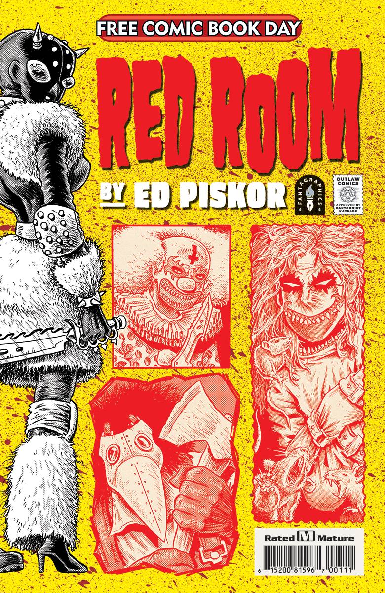 RED ROOM UNSTAMPED FCBD 2021 comic book FANTAGRAPHICS BOOKS