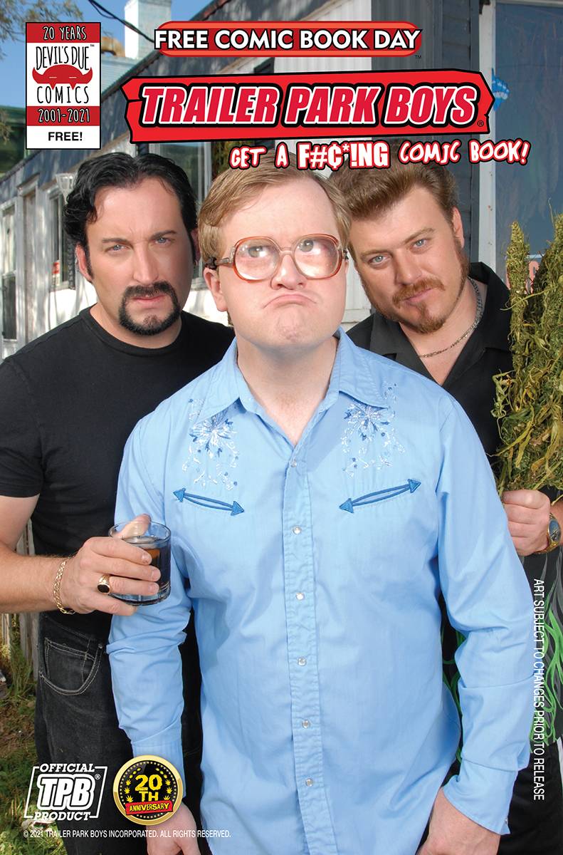 TRAILER PARK BOYS UNSTAMPED FCBD 2021 Trailer Park Boys DEVILS DUE