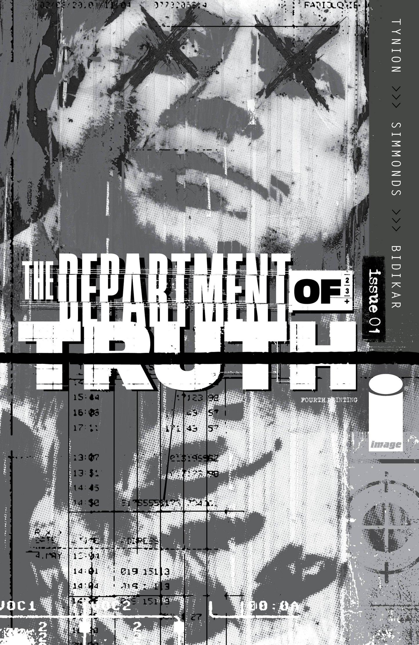DEPARTMENT OF TRUTH #1 4TH PRINT VARIANT 2021 Department of Truth IMAGE COMICS