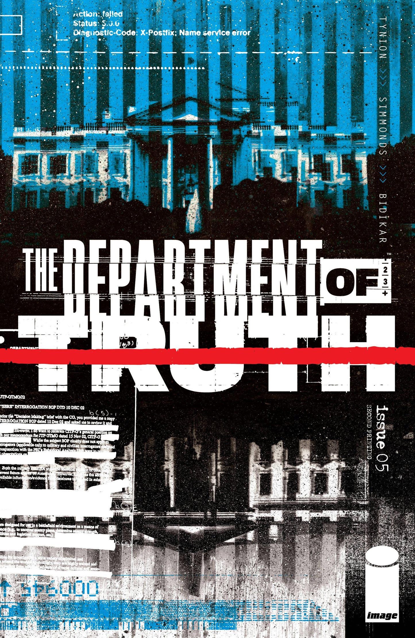DEPARTMENT OF TRUTH #5 2ND PRINT VARIANT 2021 Department of Truth IMAGE COMICS