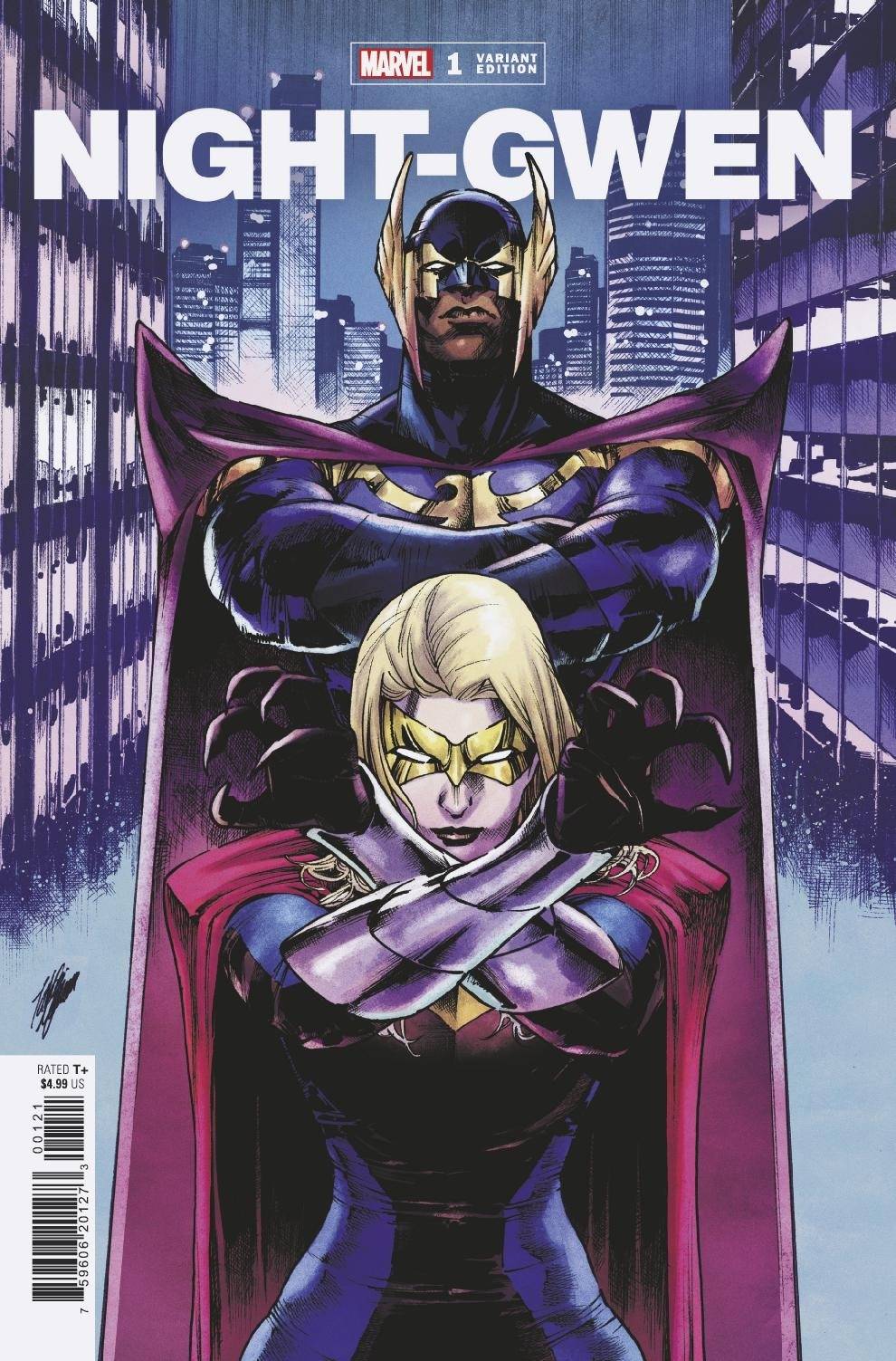 HEROES REBORN NIGHT-GWEN #1 MIYAZAWA VARIANT 2021 comic book MARVEL COMICS