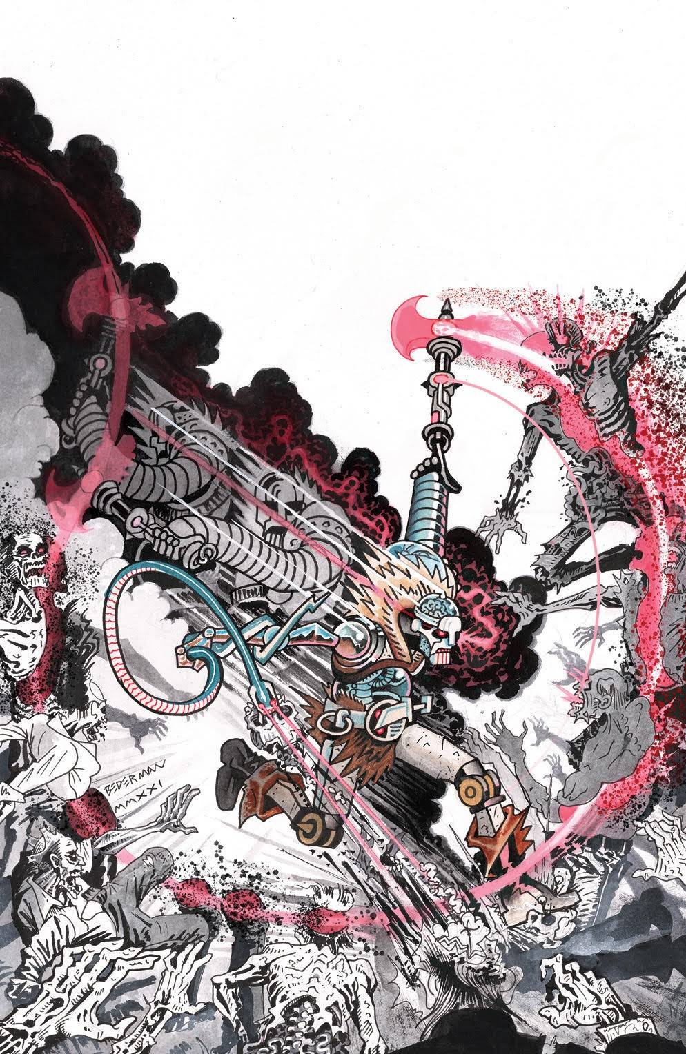 CROSSOVER #6 1:5 BEDERMAN VIRGIN VARIANT 2021 comic book IMAGE COMICS