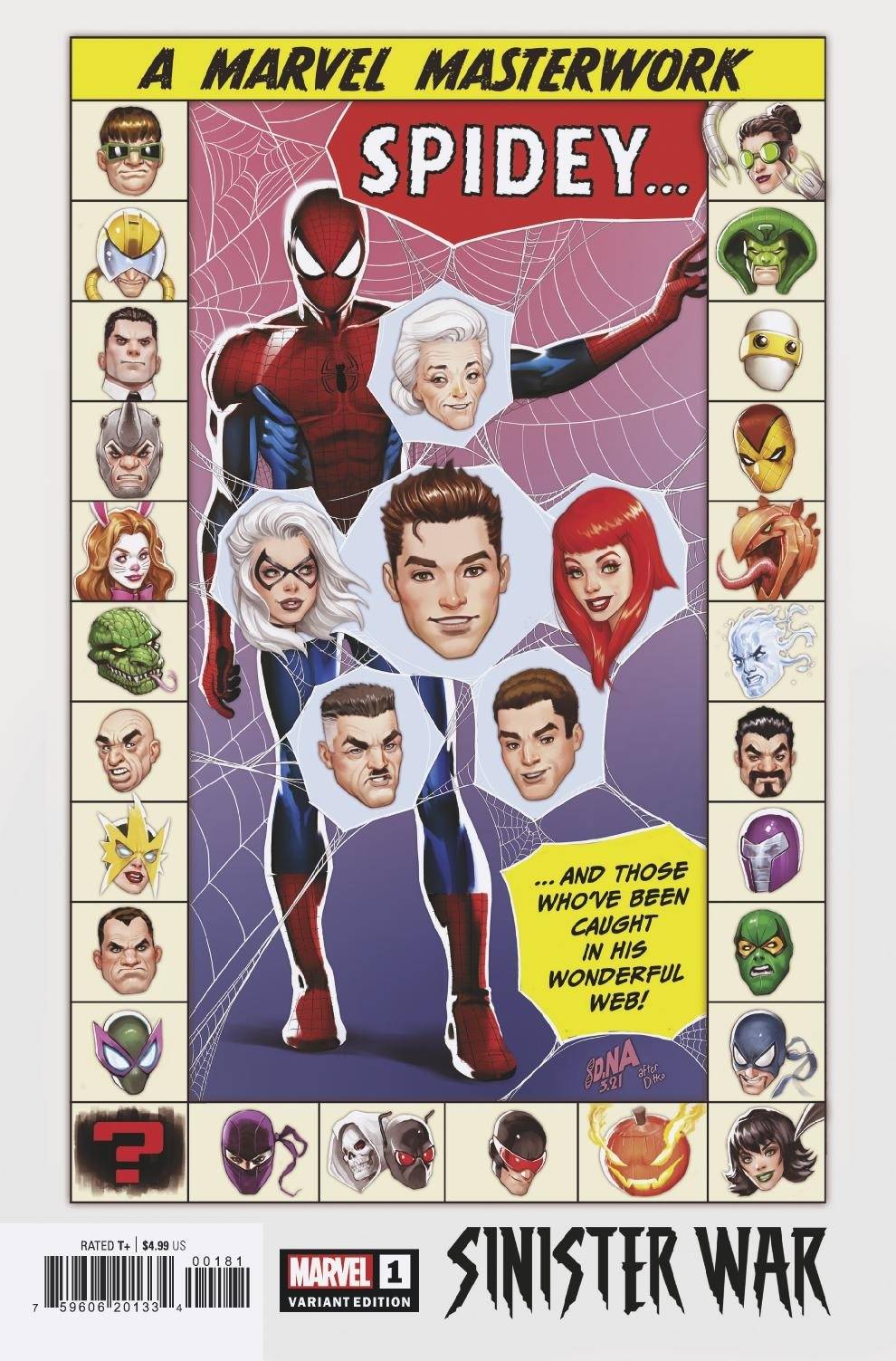 SINISTER WAR #1 (OF 4) NAKAYAMA HOMAGE 1:25 VARIANT 2021 Spider-Man MARVEL COMICS