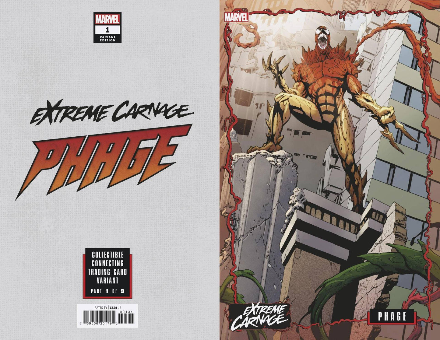 EXTREME CARNAGE PHAGE #1 JOHNSON CONNECTING VARIANT 2021 Carnage MARVEL COMICS