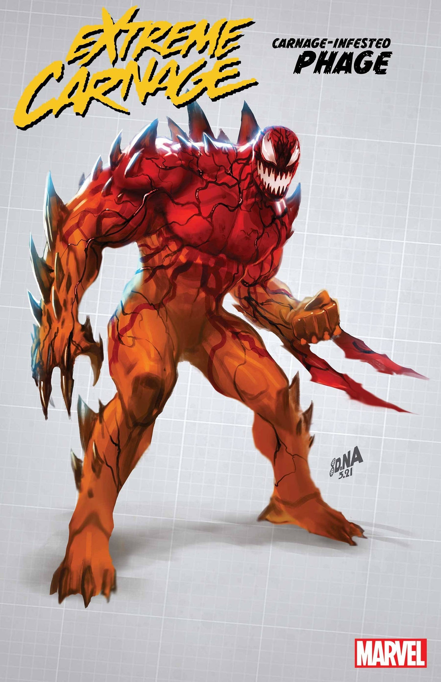 EXTREME CARNAGE PHAGE #1 NAKAYAMA DESIGN 1:10 VARIANT 2021 Carnage MARVEL COMICS