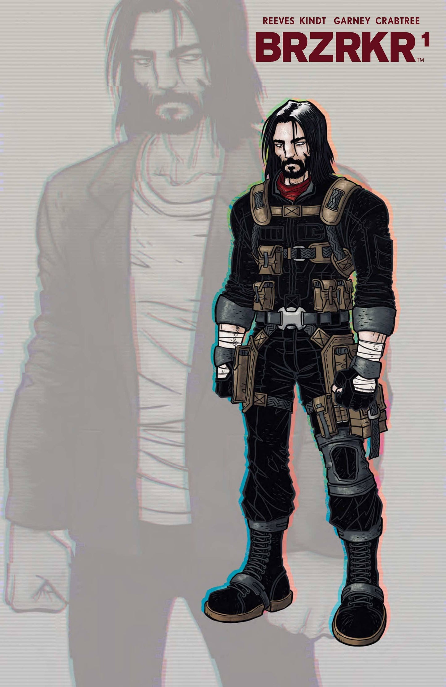 BRZRKR (BERZERKER) #1 4TH PRINT FOIL GRAMPA VARIANT 2021 comic book BOOM! STUDIOS