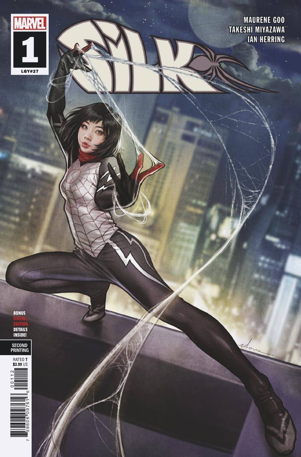 SILK #1 (OF 5) 2ND PRINT STONEHOUSE VARIANT 2021 Silk MARVEL COMICS