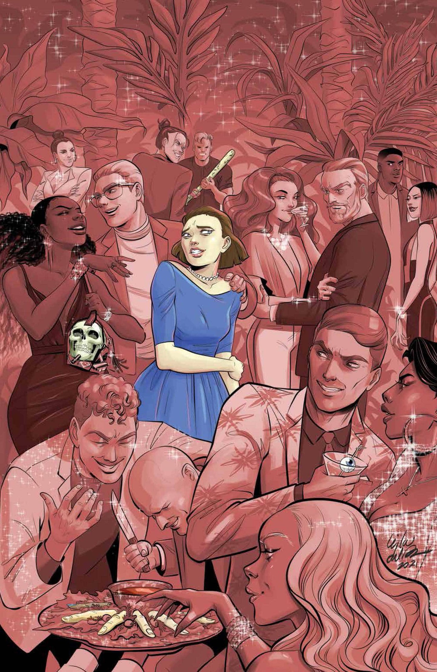 EAT THE RICH #1 (OF 5) 1:10 DEL DUCA VARIANT 2021 BOOM! STUDIOS