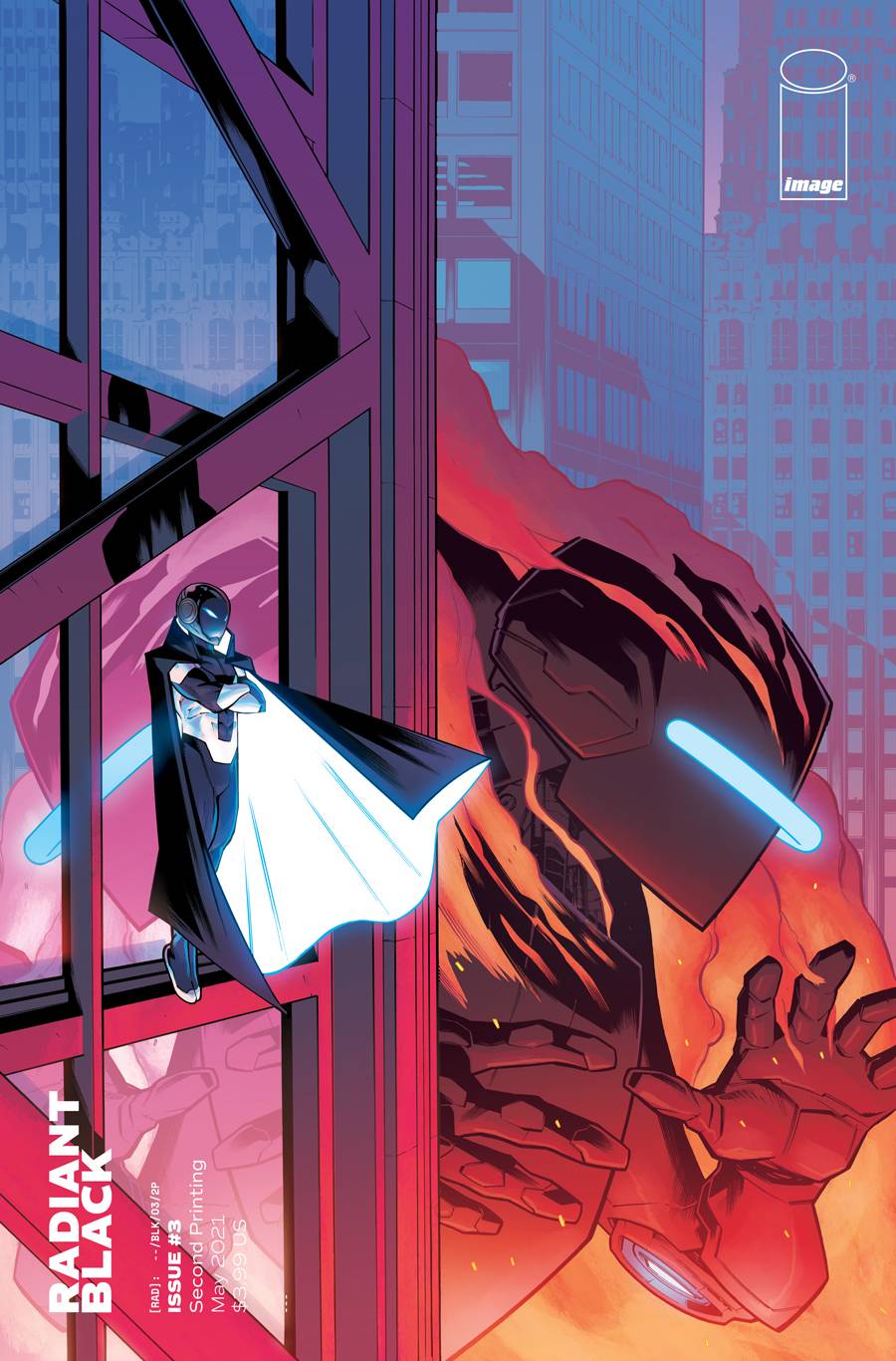 RADIANT BLACK #3 2ND PRINT VARIANT 2021 Radiant Black IMAGE COMICS