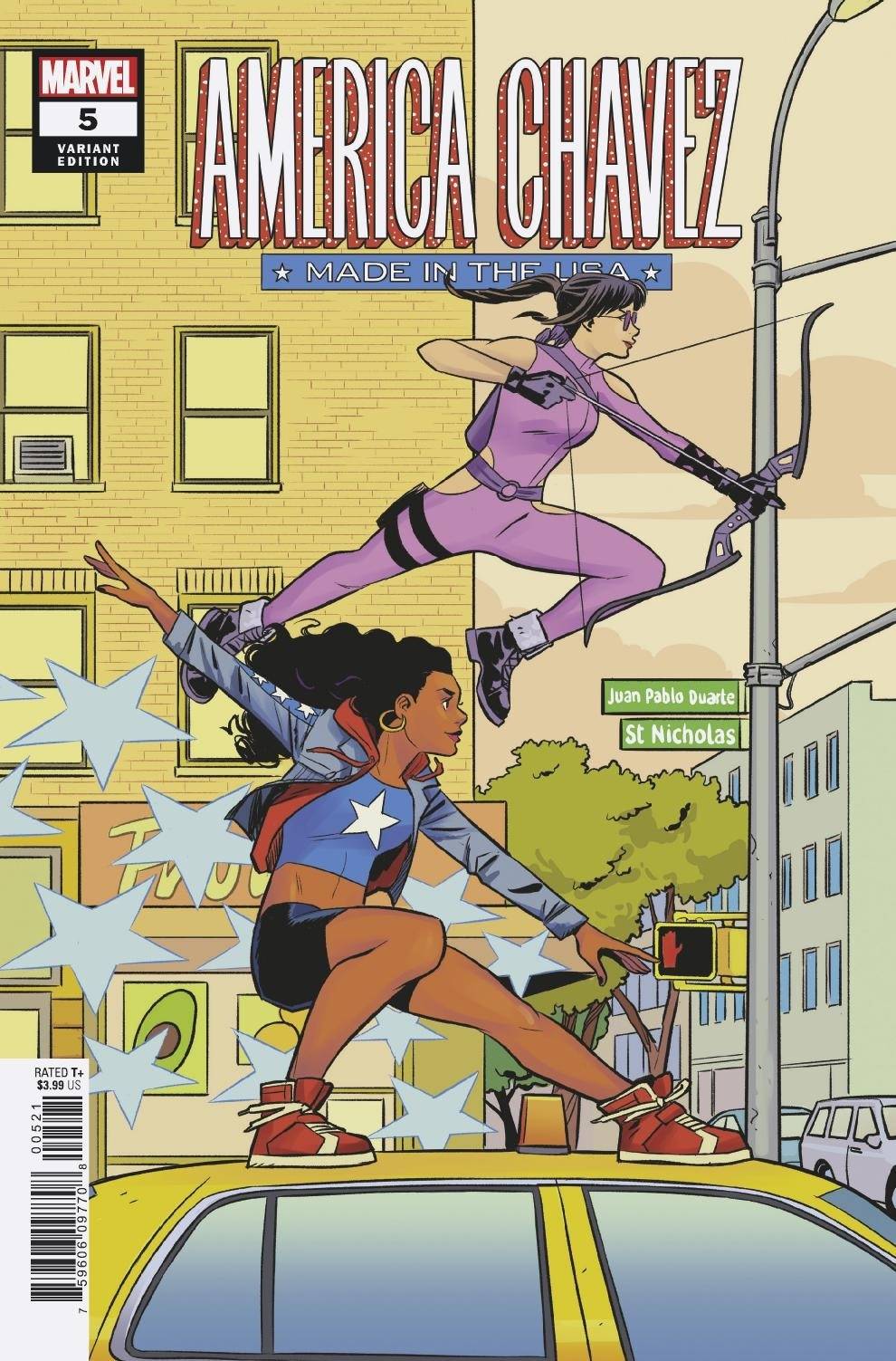 AMERICA CHAVEZ MADE IN USA #5 (OF 5) BUSTOS VARIANT 2021 America Chavez MARVEL COMICS