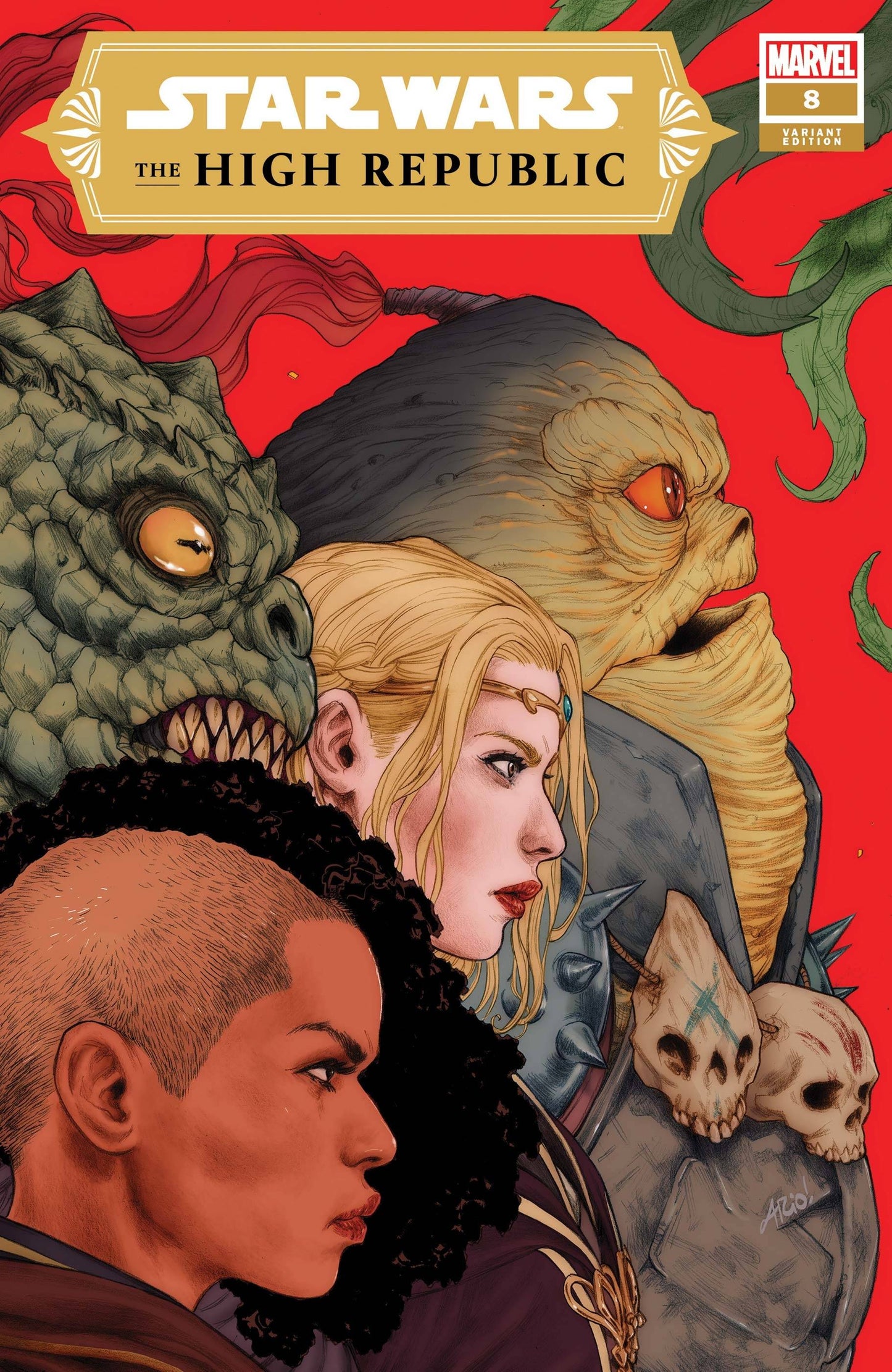 STAR WARS HIGH REPUBLIC #8 ANINDITO VARIANT 2021 Star Wars MARVEL COMICS