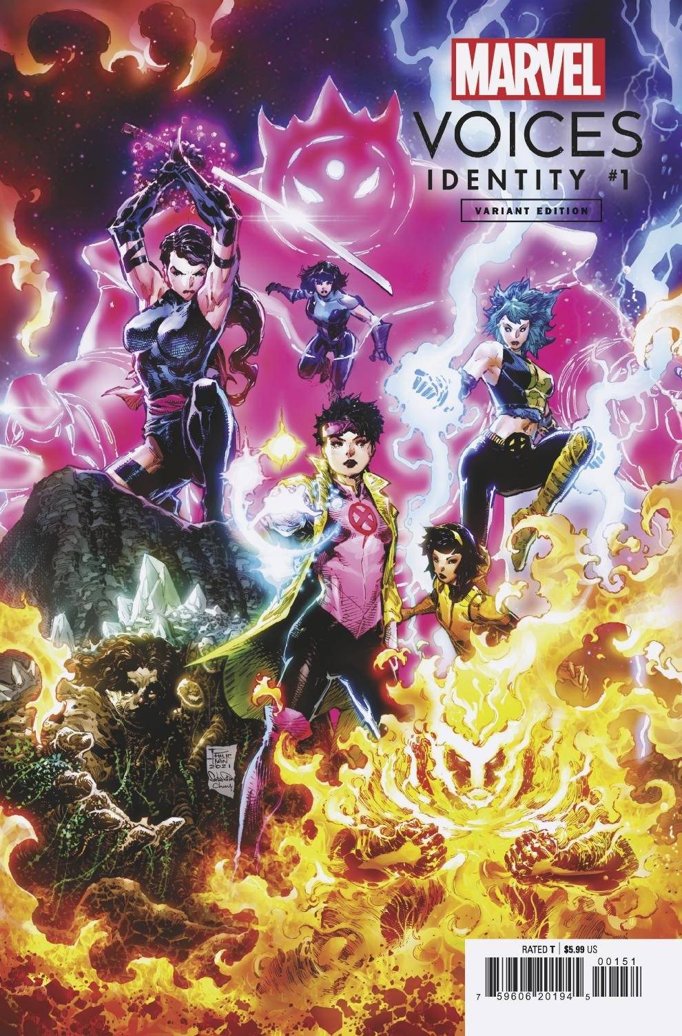 MARVELS VOICES IDENTITY #1 TAN 1:25 VARIANT 2021 comic book MARVEL COMICS