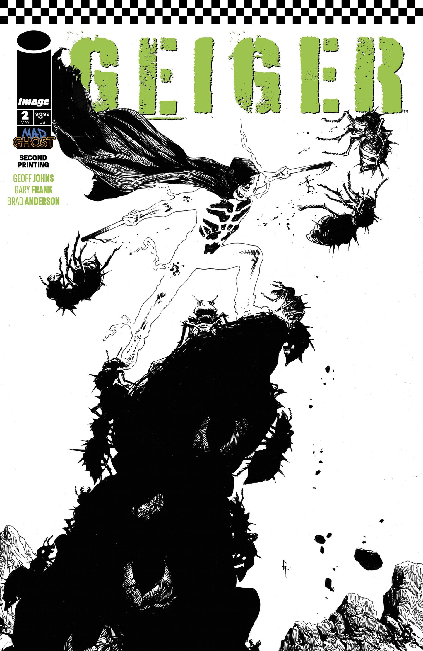 GEIGER #2 2ND PRINT VARIANT 2021 Geiger IMAGE COMICS