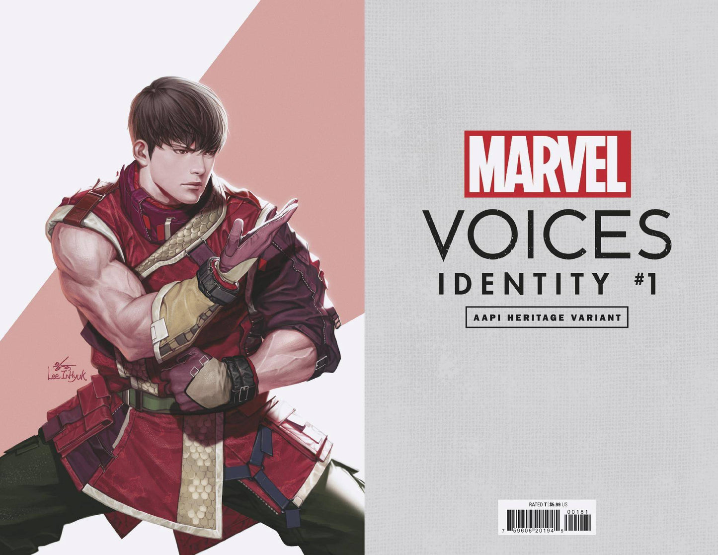 MARVELS VOICES IDENTITY #1 INHYUK LEE 1:50 VIRGIN VARIANT 2021 comic book MARVEL COMICS
