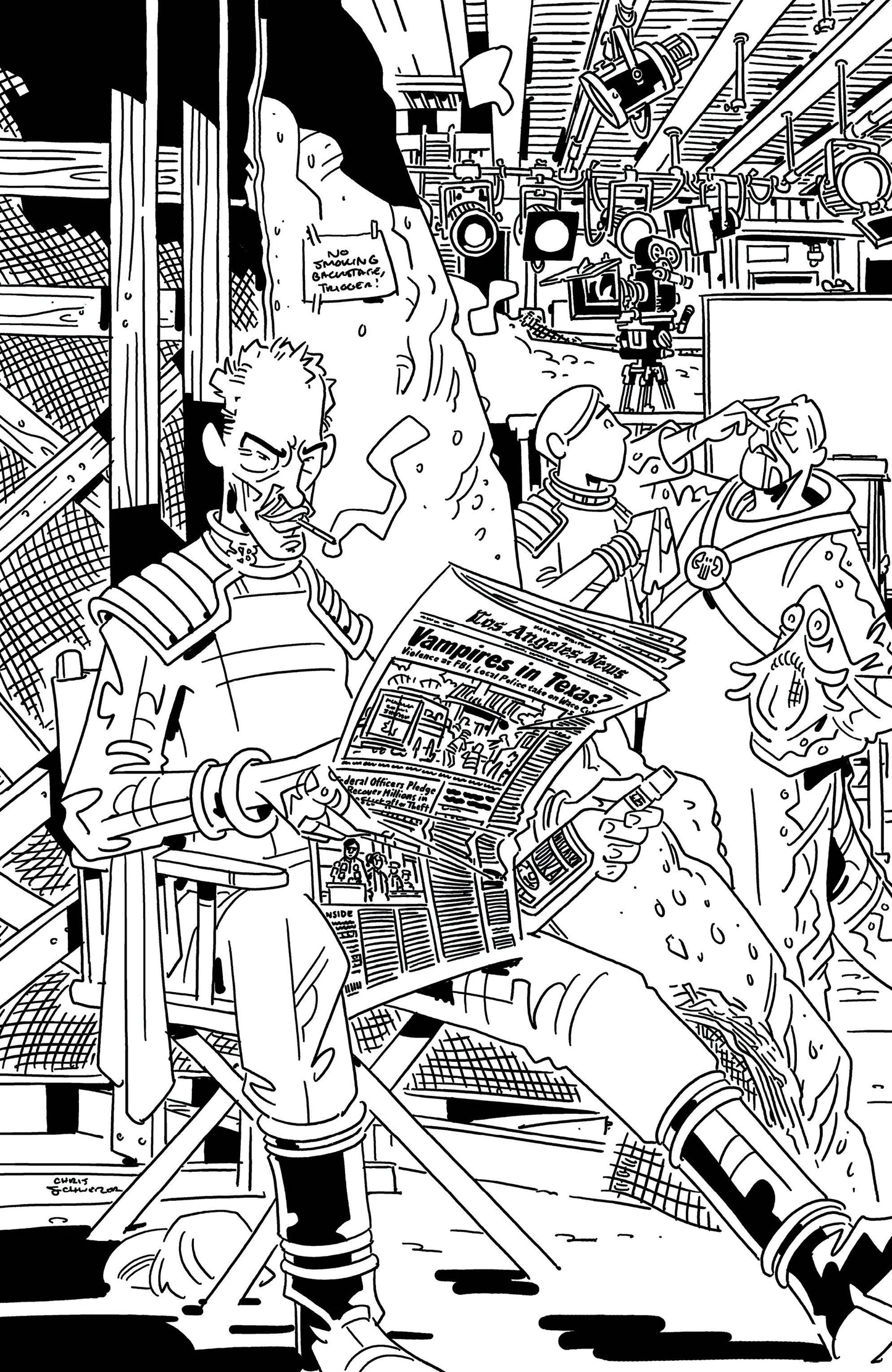 SKYBOUND X #5 B&W SCHWEIZER 1:10 VARIANT 2021 Skybound IMAGE COMICS