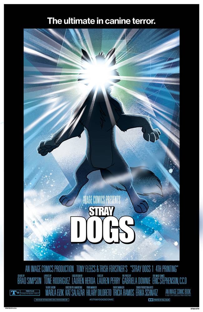 STRAY DOGS #1 4TH PRINT VARIANT 2021 comic book IMAGE COMICS