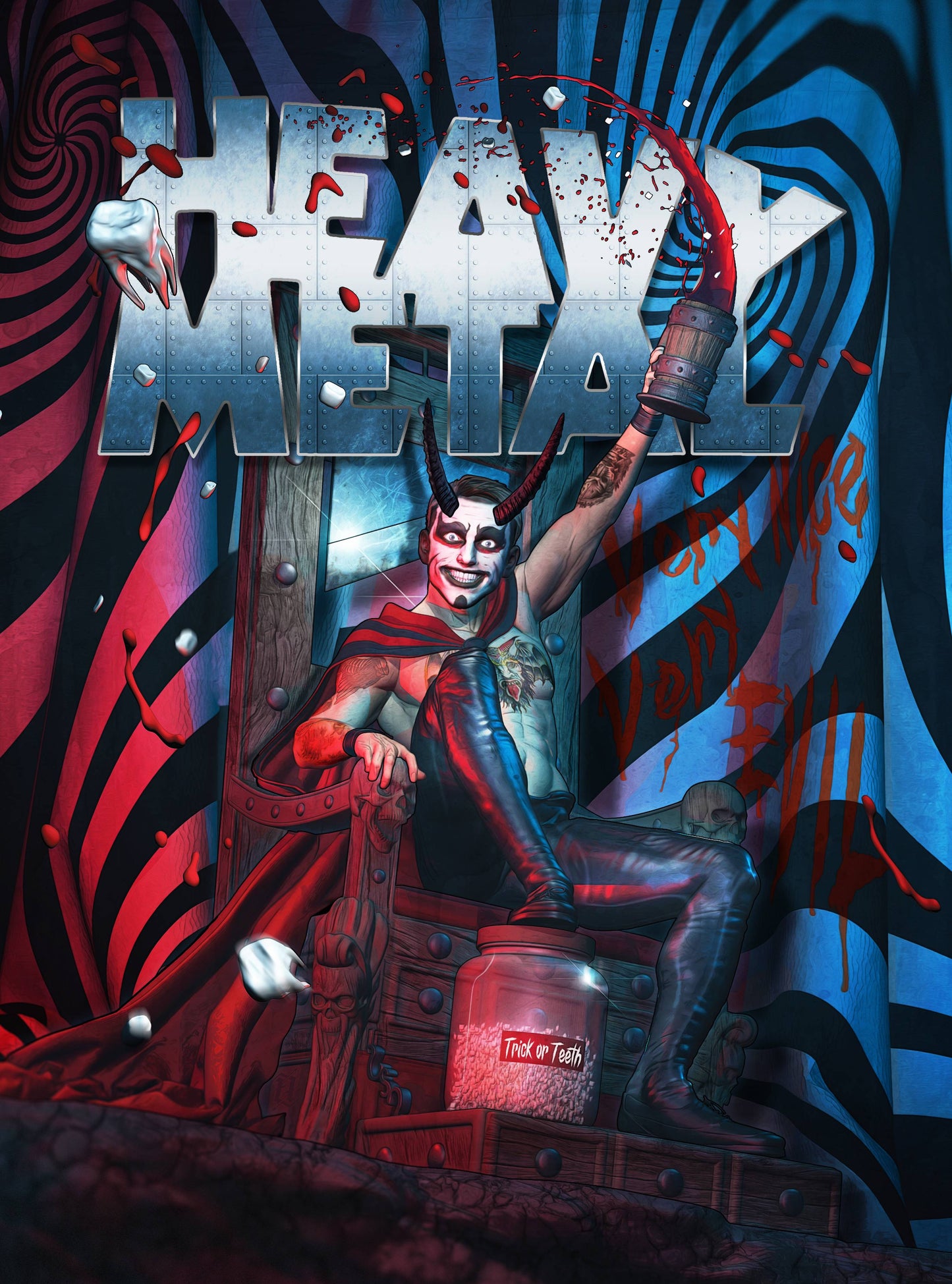 HEAVY METAL #311 CVR B LISTRANI (MR) DANHAUSEN 2021 Heavy Metal HEAVY METAL MAGAZINE