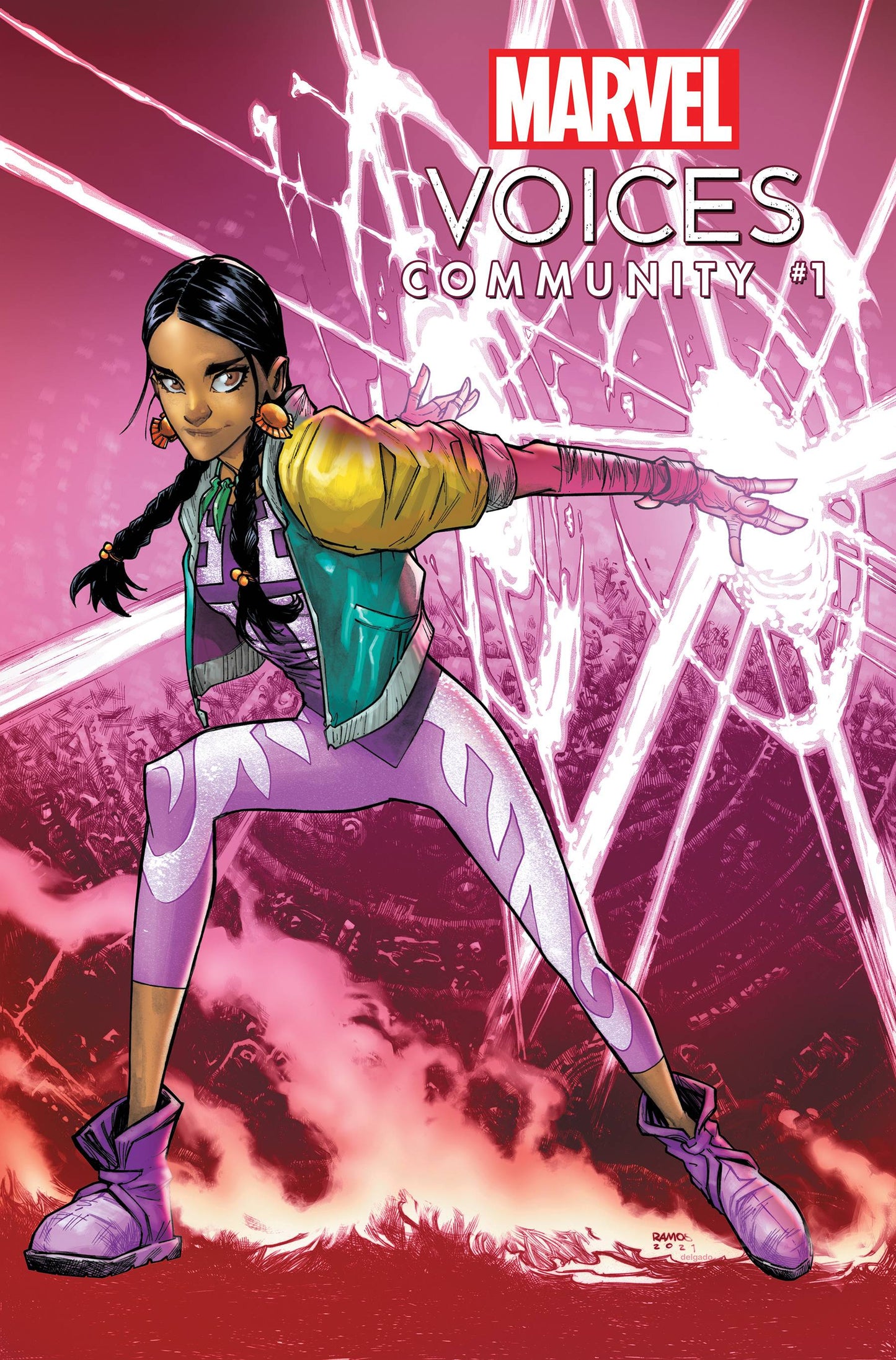 MARVELS VOICES COMMUNITY #1 RAMOS VARIANT 2021 Marvel Voices MARVEL PRH
