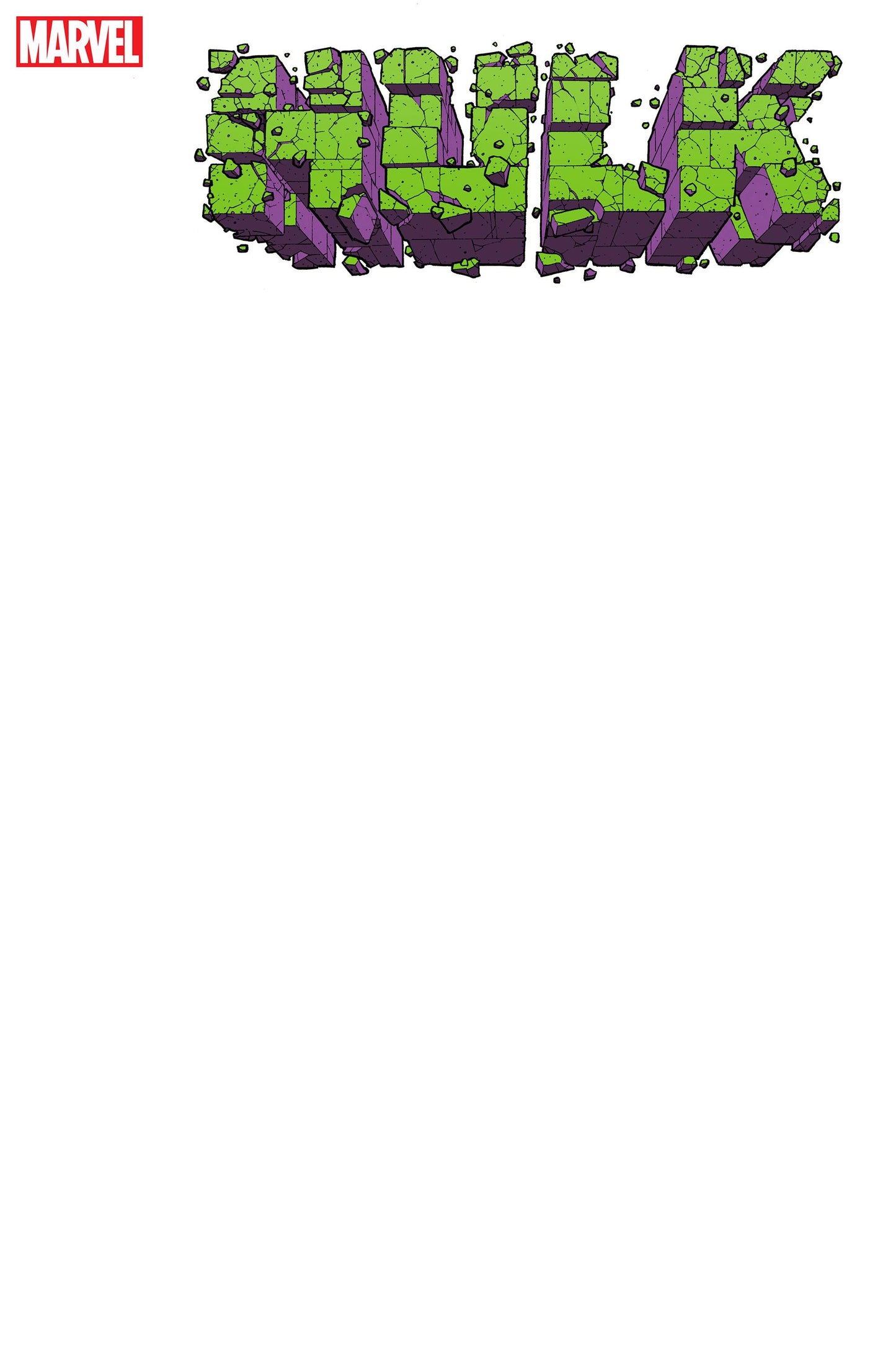 HULK #1 BLANK VARIANT 2021 Hulk MARVEL PRH