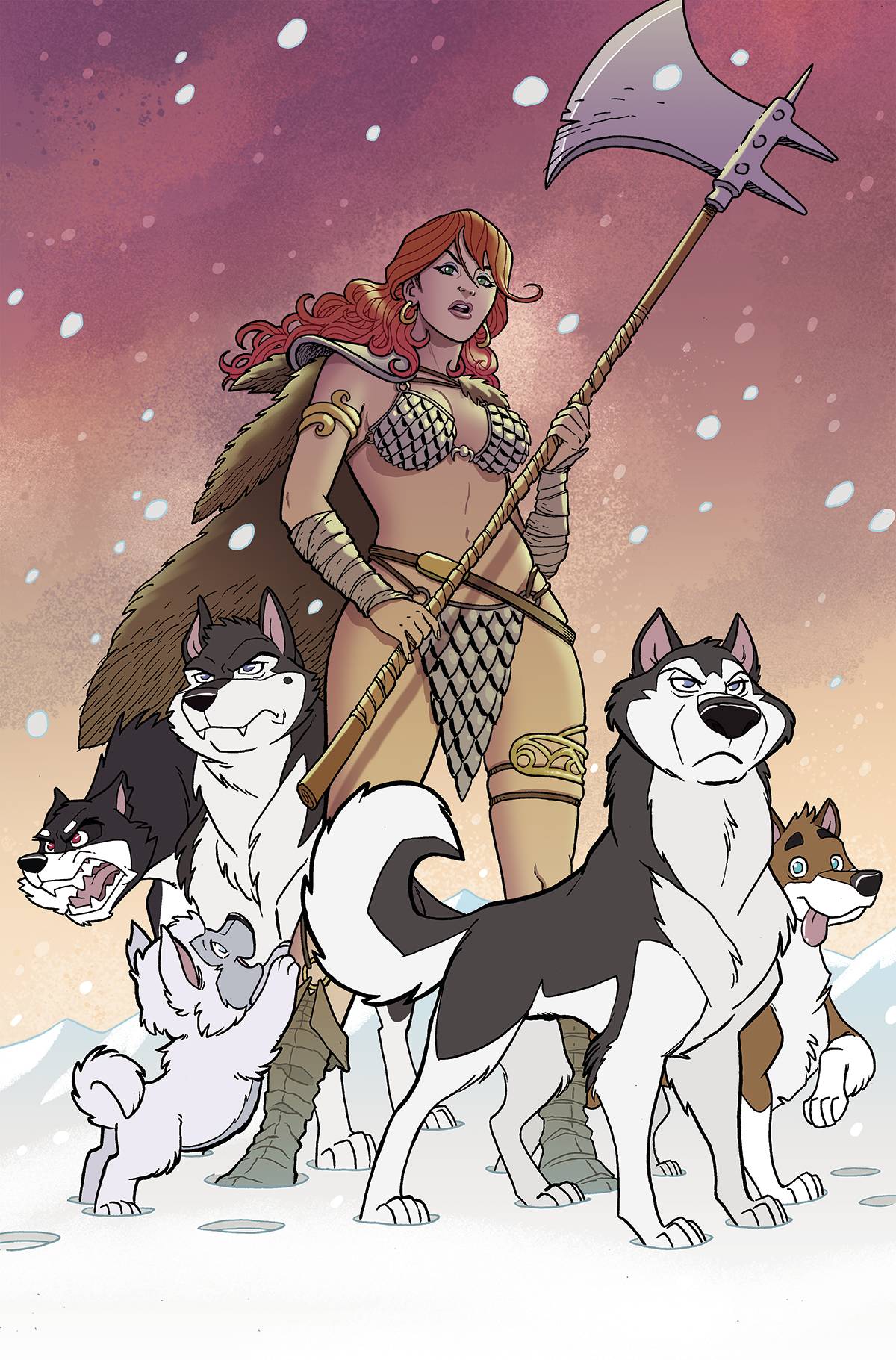 RED SONJA (2021) #2 1:11 FLEECS FORSTNER VIRGIN VARIANT 2021 Red Sonja DYNAMITE