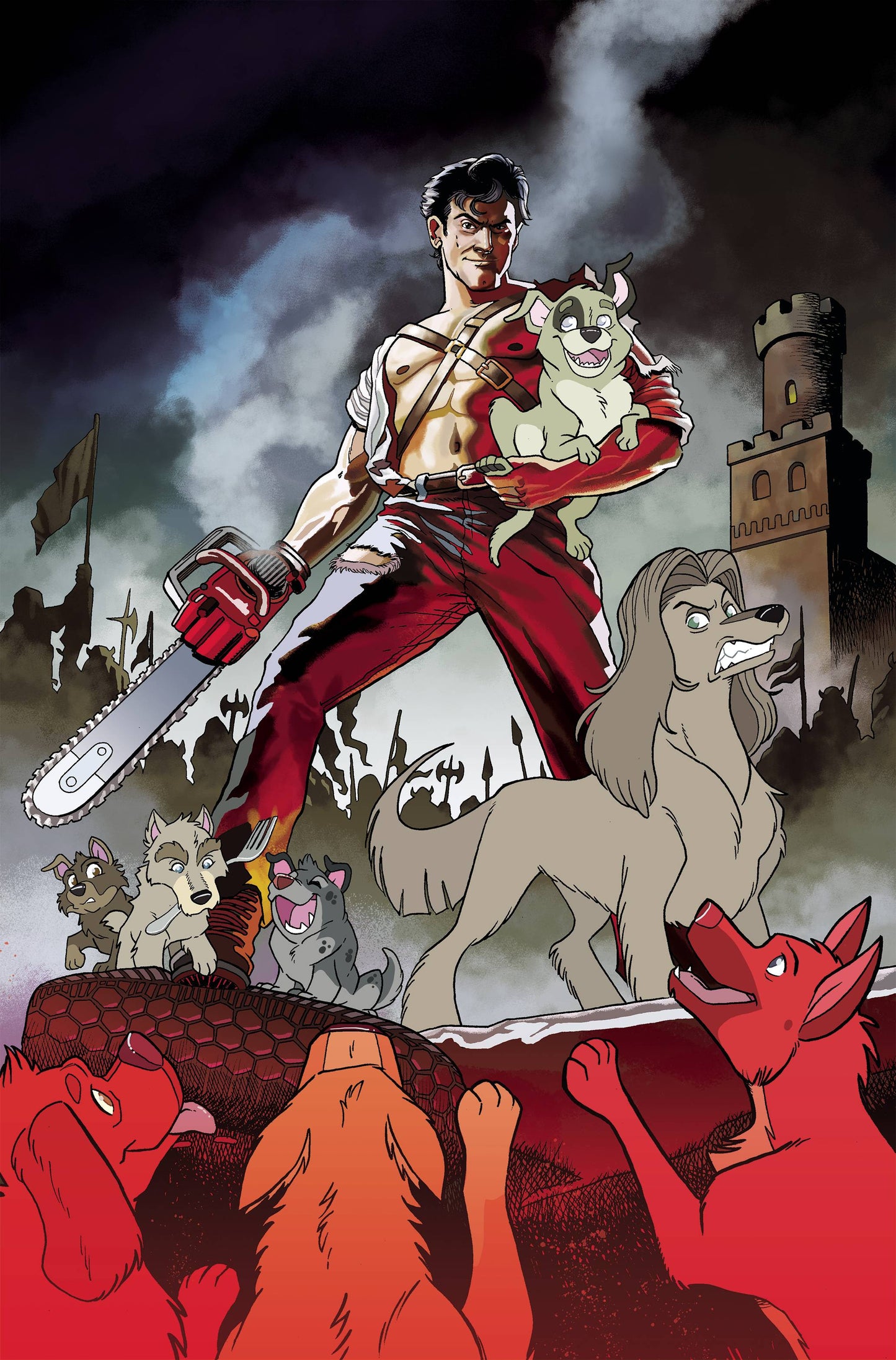 ARMY OF DARKNESS 1979 #2 1:11 FLEECS FORSTNER VIRGIN VARIANT 2021 Army of Darkness DYNAMITE