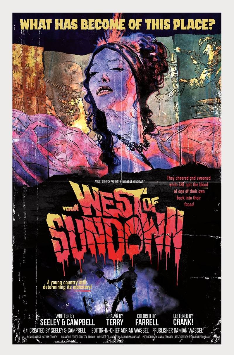 WEST OF SUNDOWN #1 CVR A CAMPBELL comic book VAULT COMICS