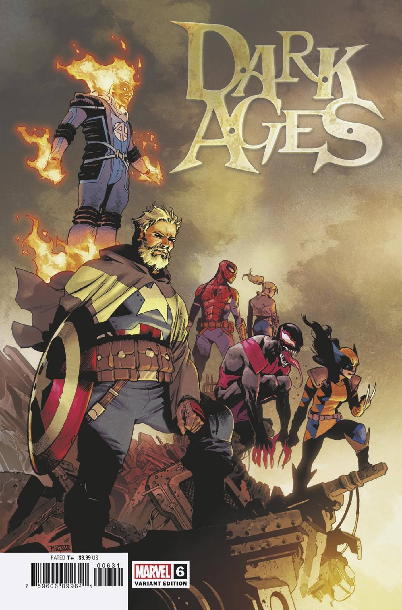 DARK AGES #6 ASRAR VARIANT 2022 Dark Ages MARVEL PRH