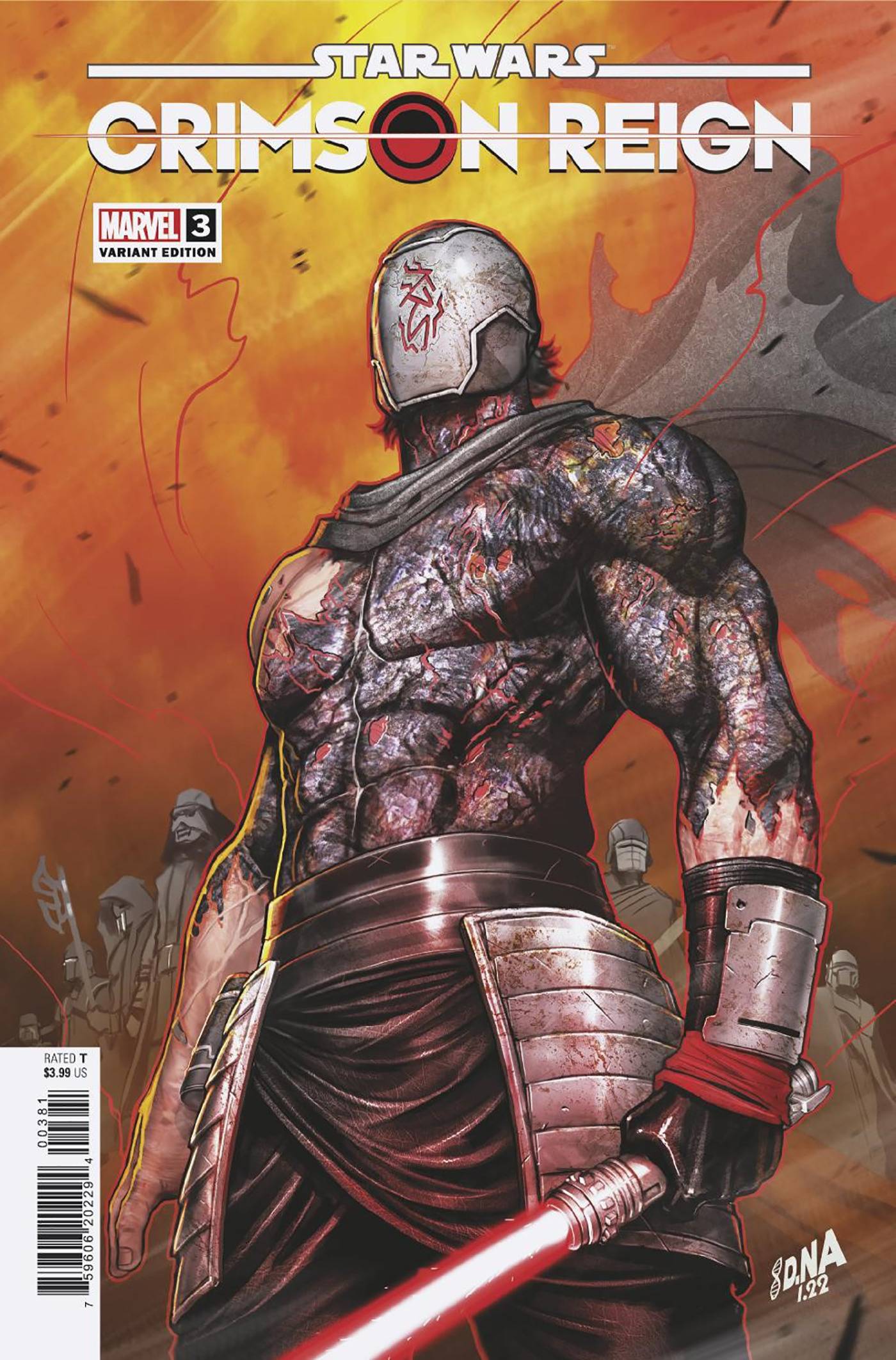 STAR WARS CRIMSON REIGN #3 1:50 NAKAYAMA VARIANT 2022 Star Wars MARVEL PRH