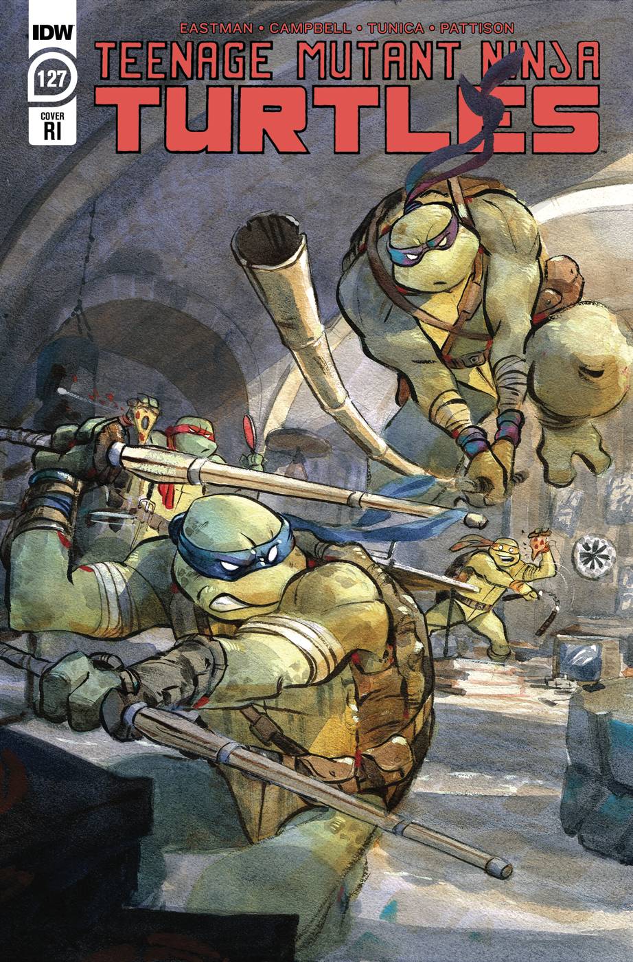 TMNT TEENAGE MUTANT NINJA TURTLES #127 1:10 VARIANT 2022 TMNT IDW PUBLISHING