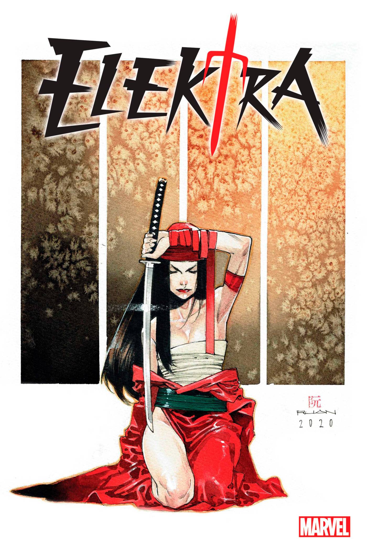 ELEKTRA #100 RUAN VARIANT 2022 Elektra MARVEL PRH