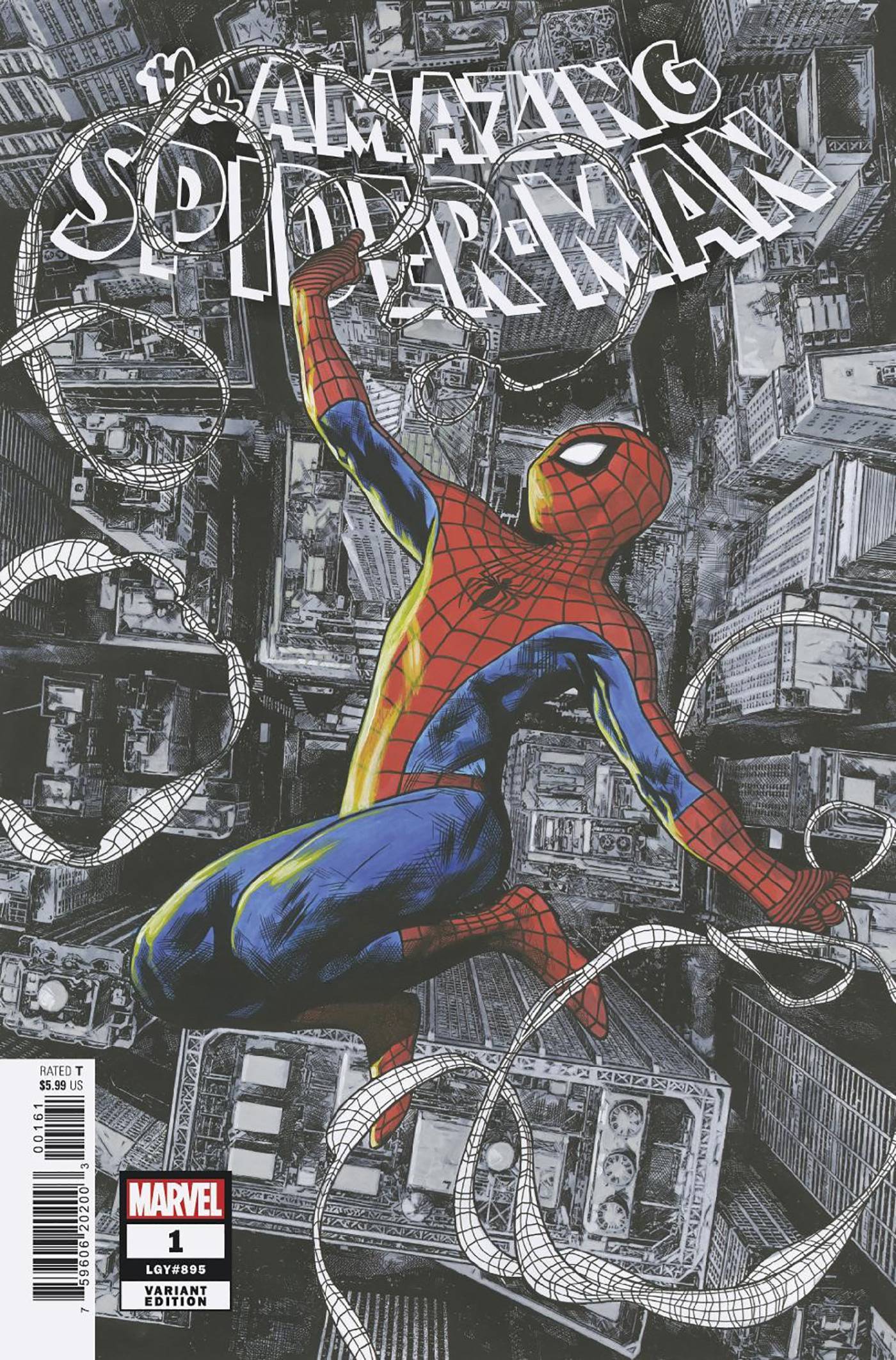 AMAZING SPIDER-MAN #1 CHAREST 1:25 VARIANT 2022 Spider-Man MARVEL PRH