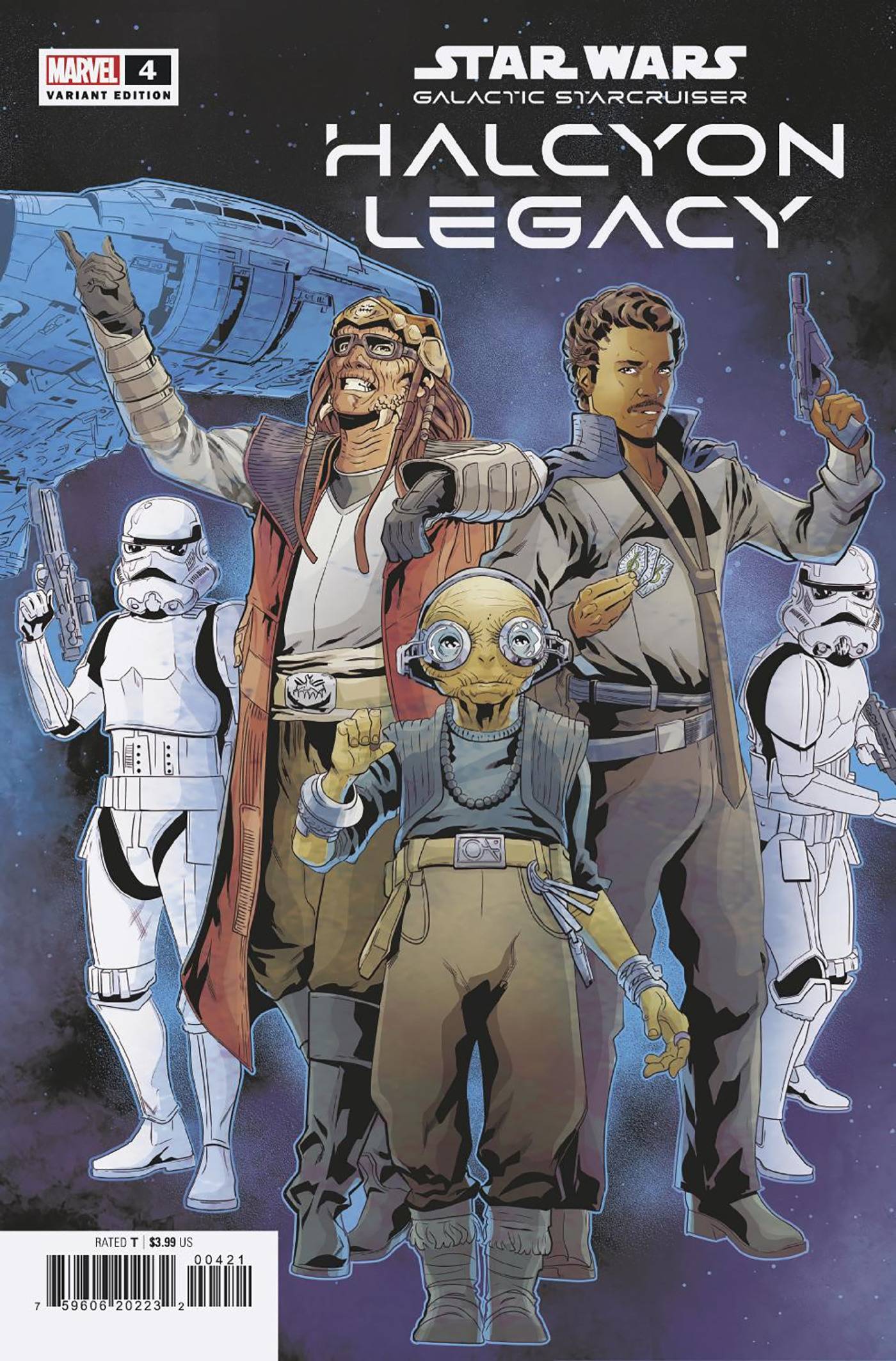STAR WARS HALCYON LEGACY #4 (OF 5) SLINEY CONNECTING VARIANT 2022 Star Wars MARVEL PRH