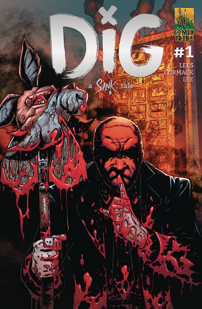 DIG SINK TALE #1 CVR B FRANCK UZAN FOIL STAMPED (MR) 2022 comic book COMIXTRIBE