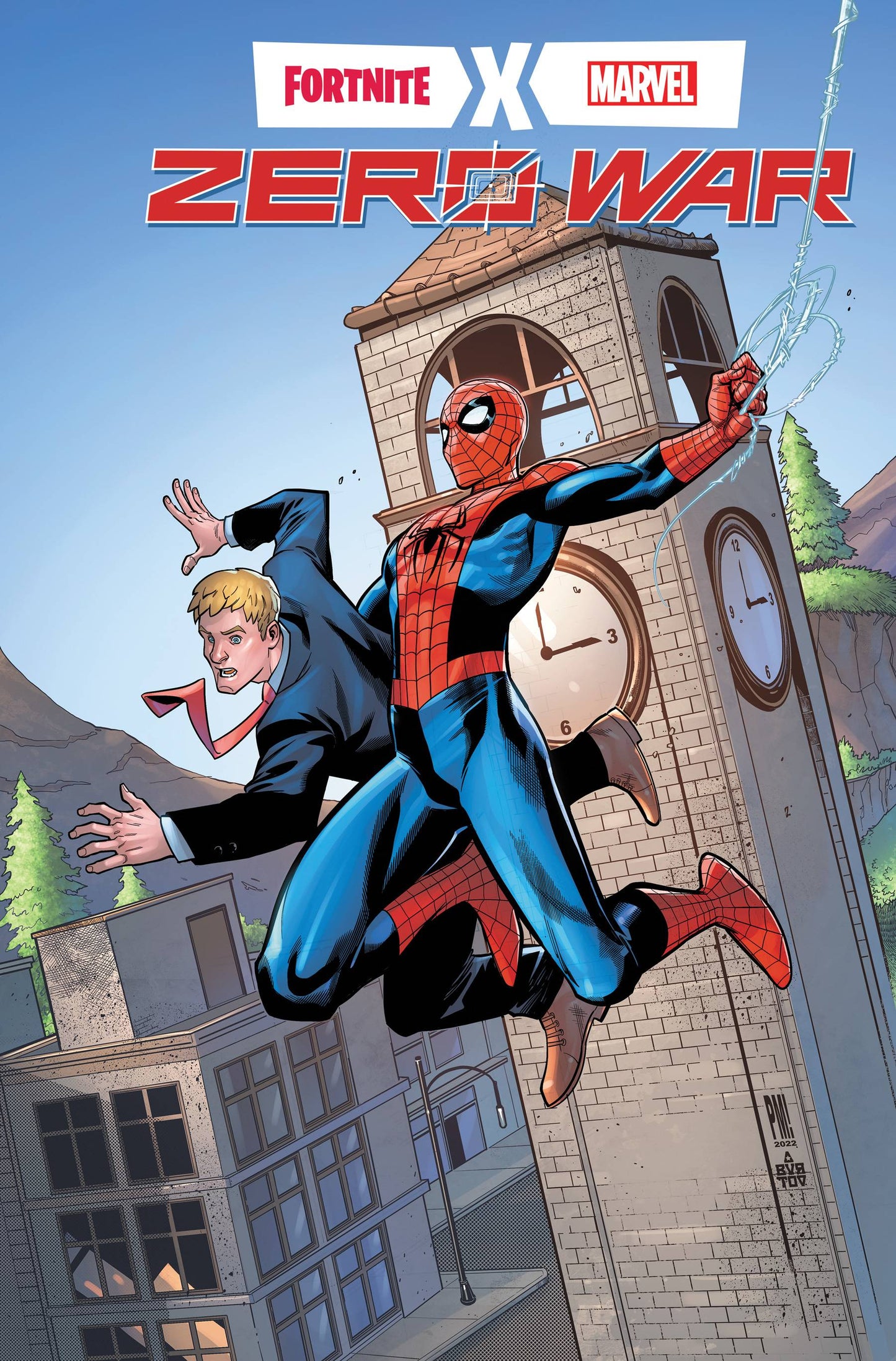 FORTNITE X MARVEL ZERO WAR #2 (OF 5) MEDINA HOMAGE VARIANT 2022 Fortnite MARVEL PRH