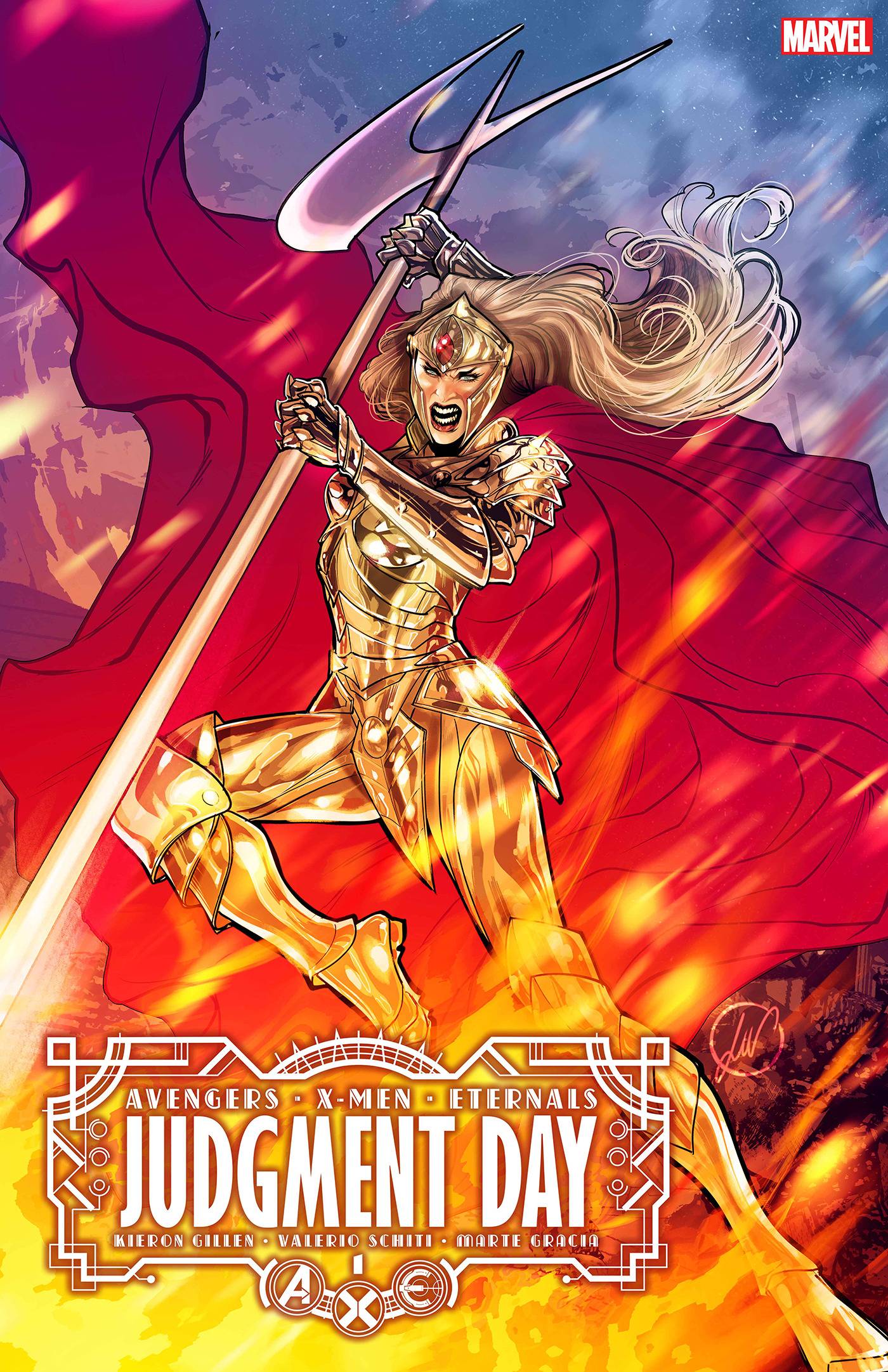 AXE JUDGMENT DAY #1 (OF 6) WERNECK WOMEN OF AXE VARIANT 2022 Avengers MARVEL PRH