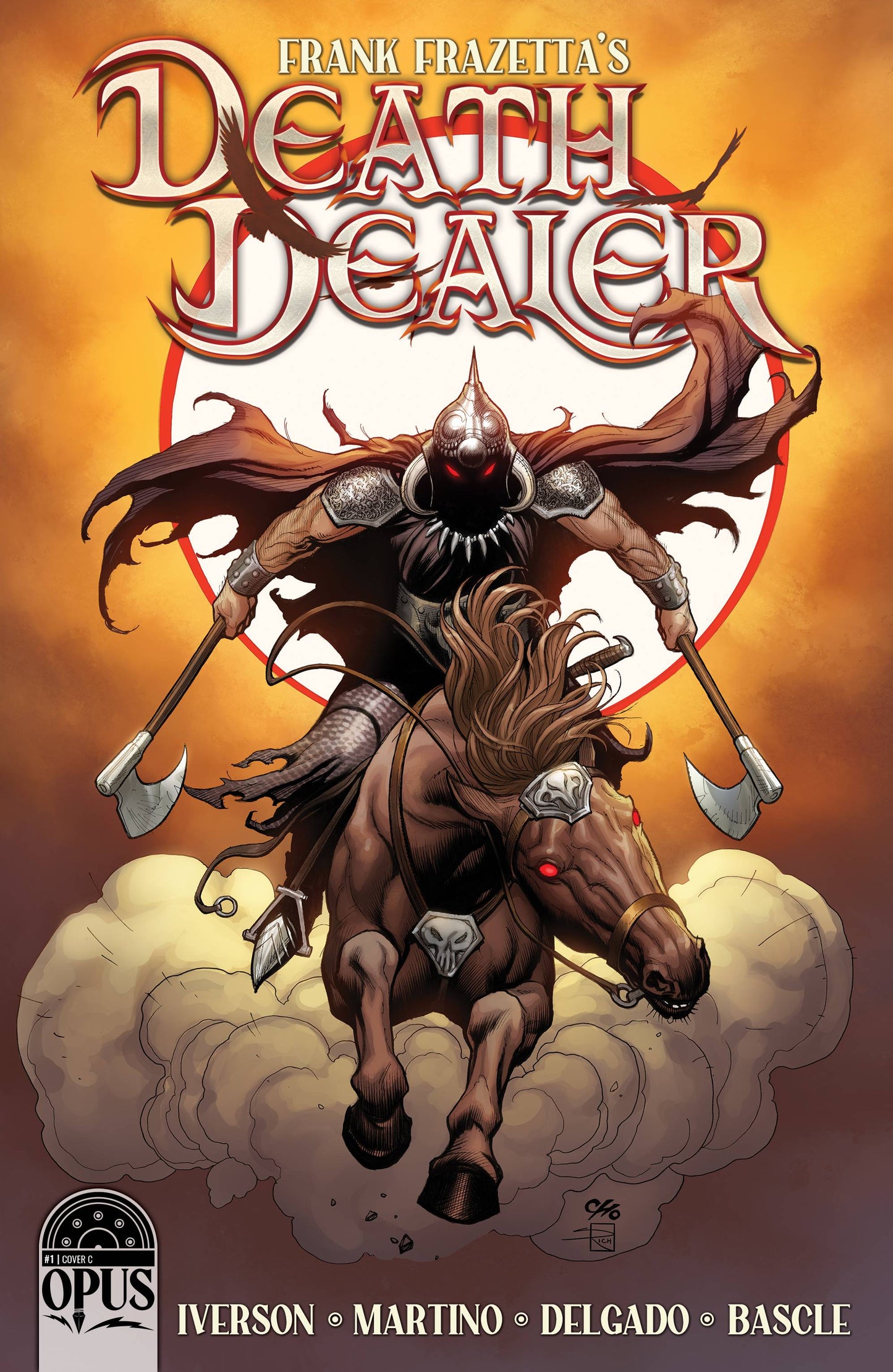 FRANK FRAZETTA DEATH DEALER #3 FRANK CHO 1:10 VARIANT 2022 Death Dealer OPUS COMICS