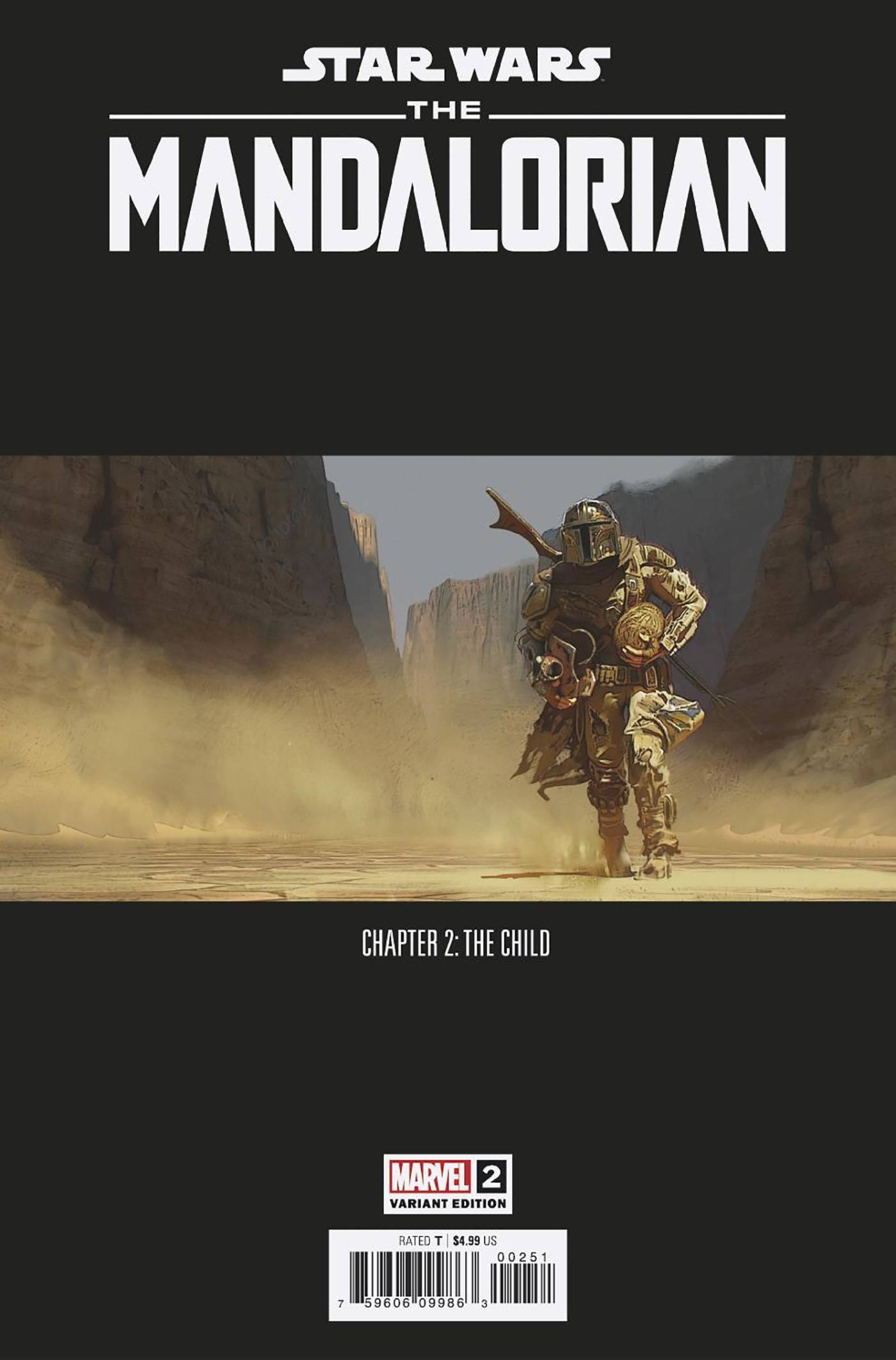 STAR WARS MANDALORIAN #2 CONCEPT ART VARIANT 2022 Star Wars MARVEL PRH