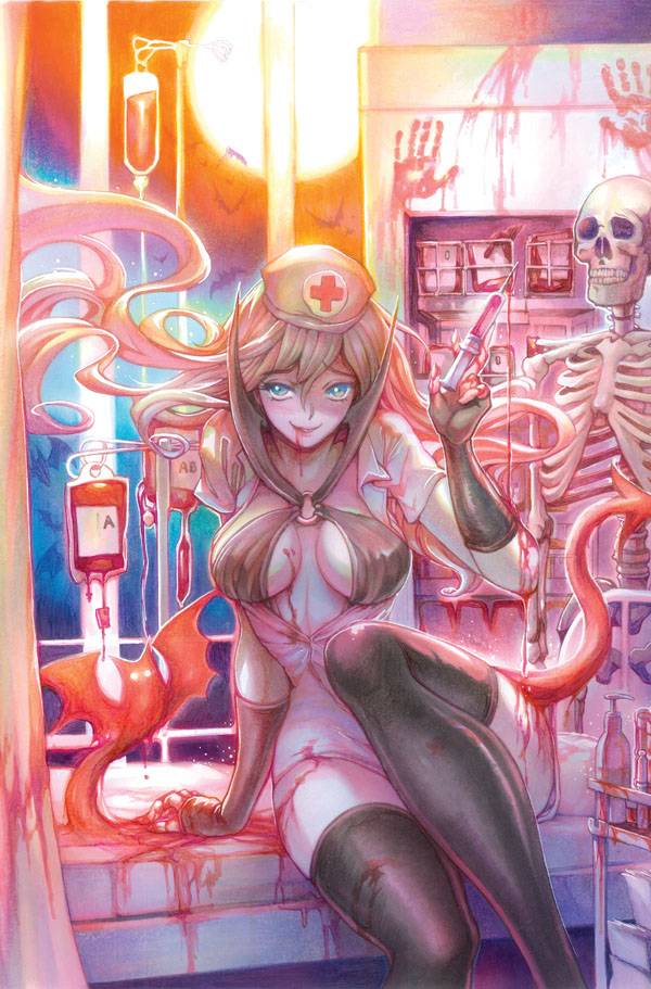 DRACULINA #4 N FOC RACHTA LIN 1:11 VIRGIN VARIANT 2022 comic book DYNAMITE