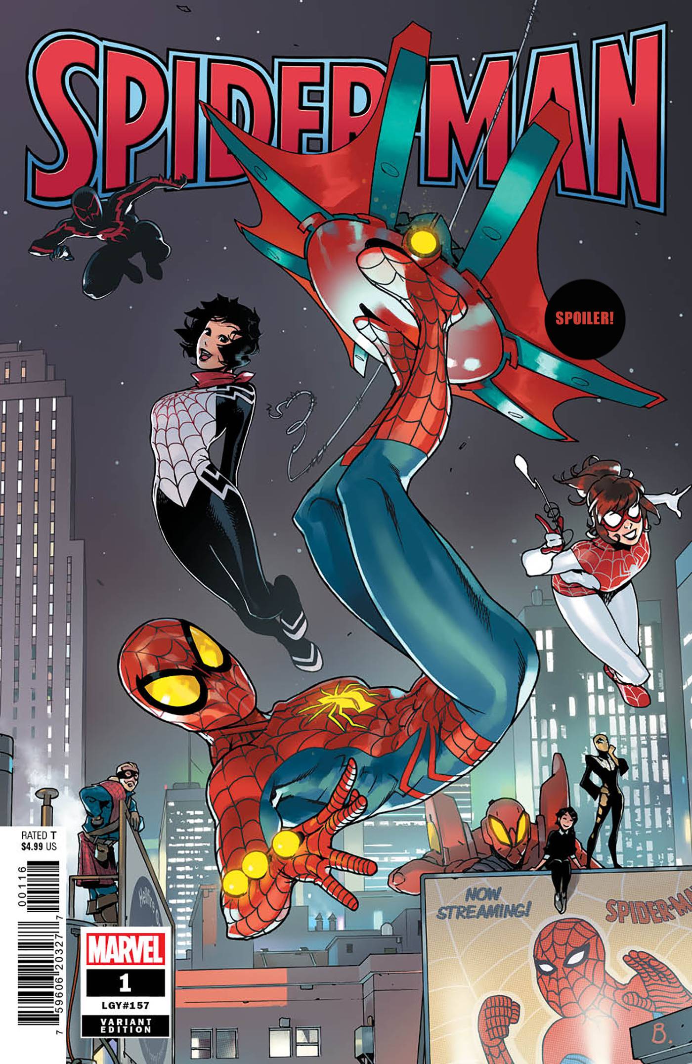 SPIDER-MAN #1 BENGAL CONNECTING VARIANT 2022 Spider-Man MARVEL PRH