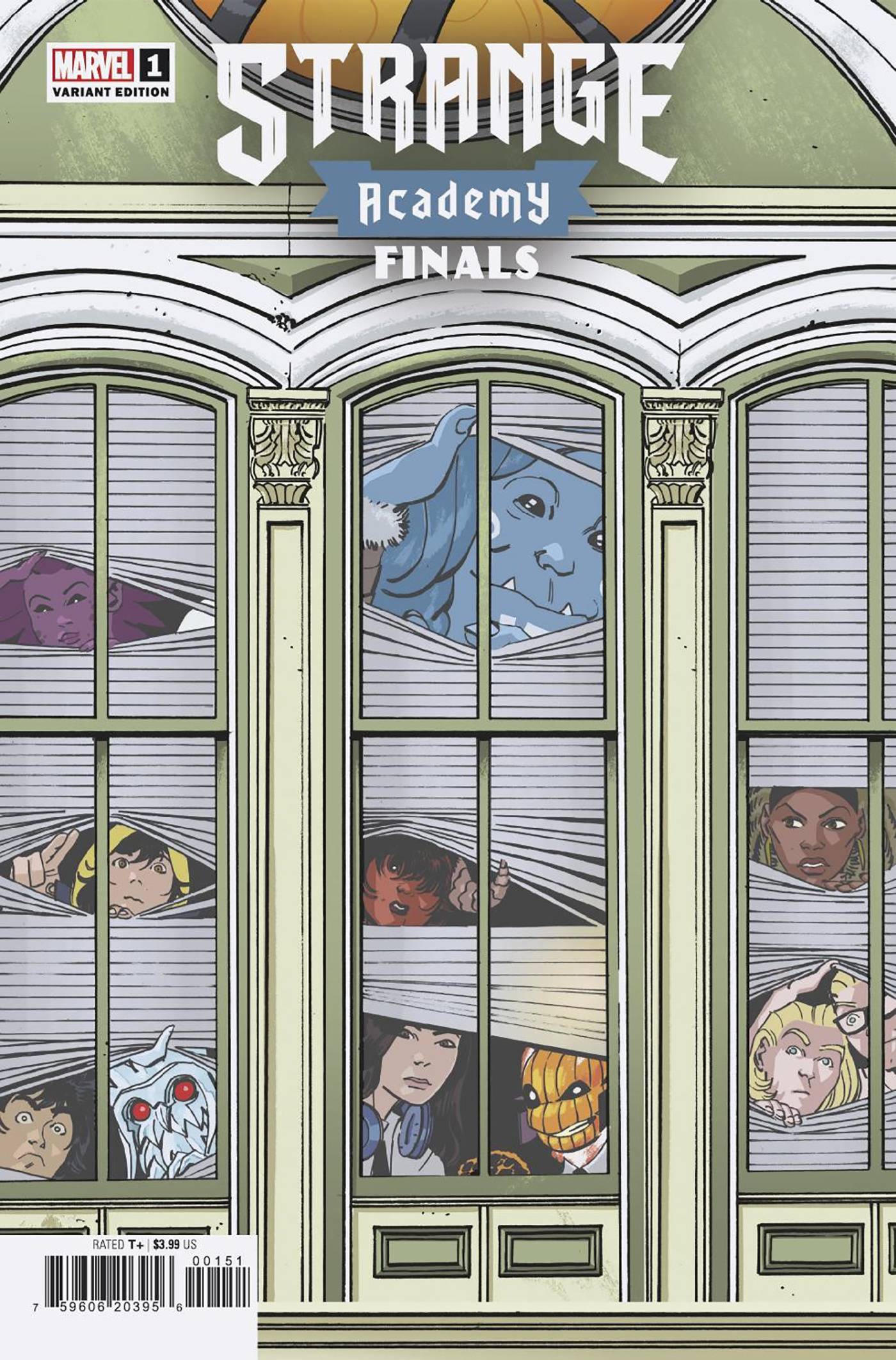STRANGE ACADEMY FINALS #1 WINDOWSHADES VARIANT 2022 Strange Academy MARVEL PRH