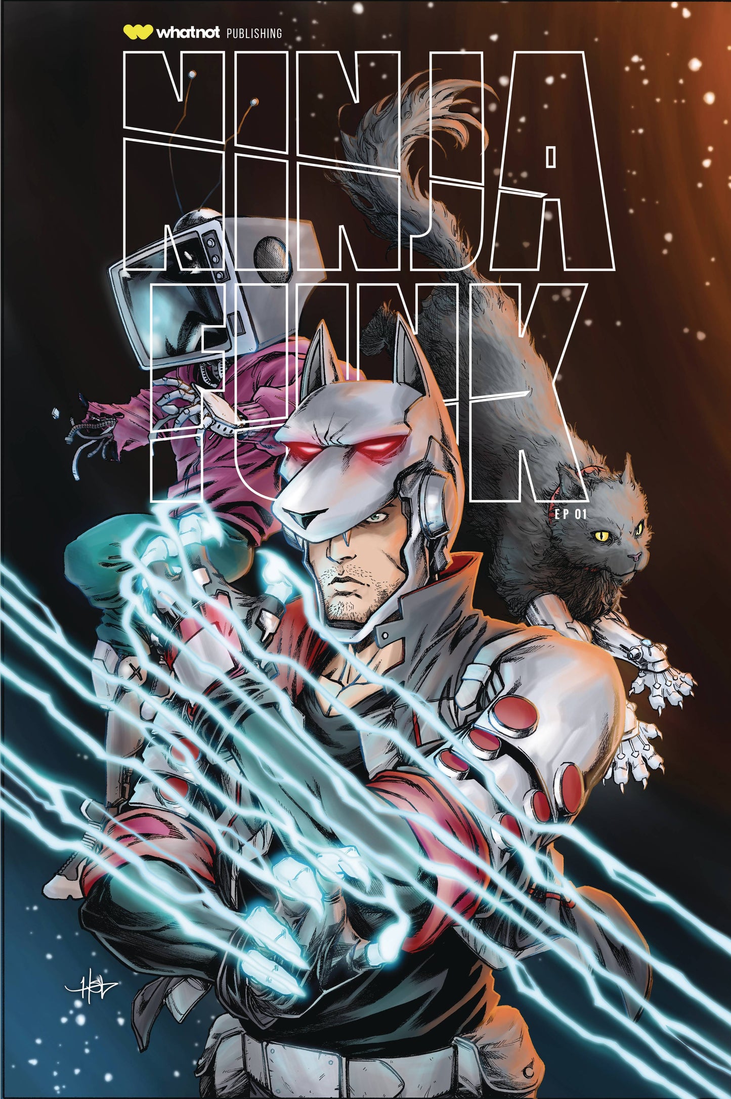 NINJA FUNK #1 (OF 4) CREES 1:50 VARIANT comic book WHATNOT PUBLISHING