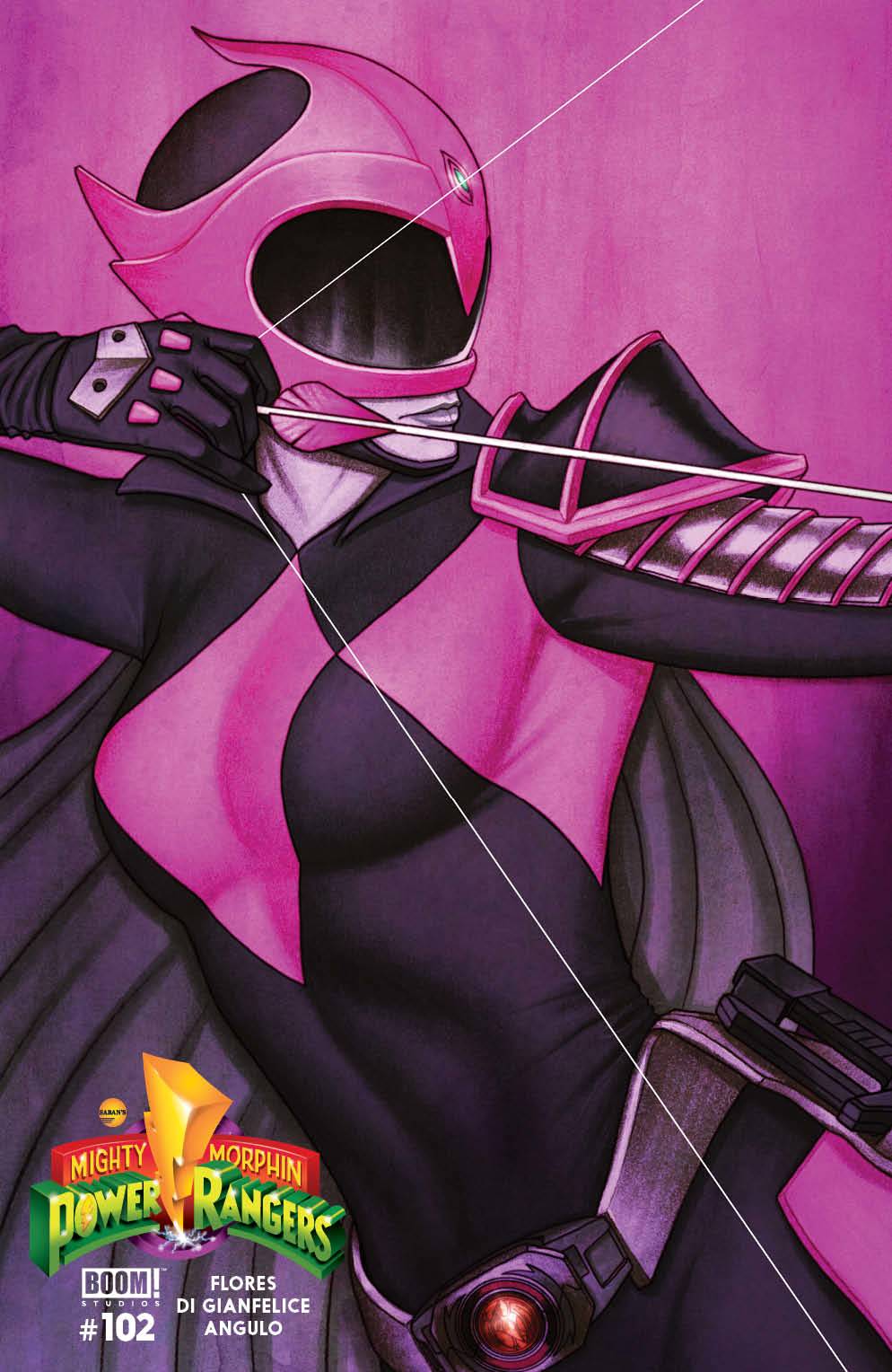 MIGHTY MORPHIN POWER RANGERS #102 CVR B FRISON VARIANT 2022 MMPR BOOM! STUDIOS