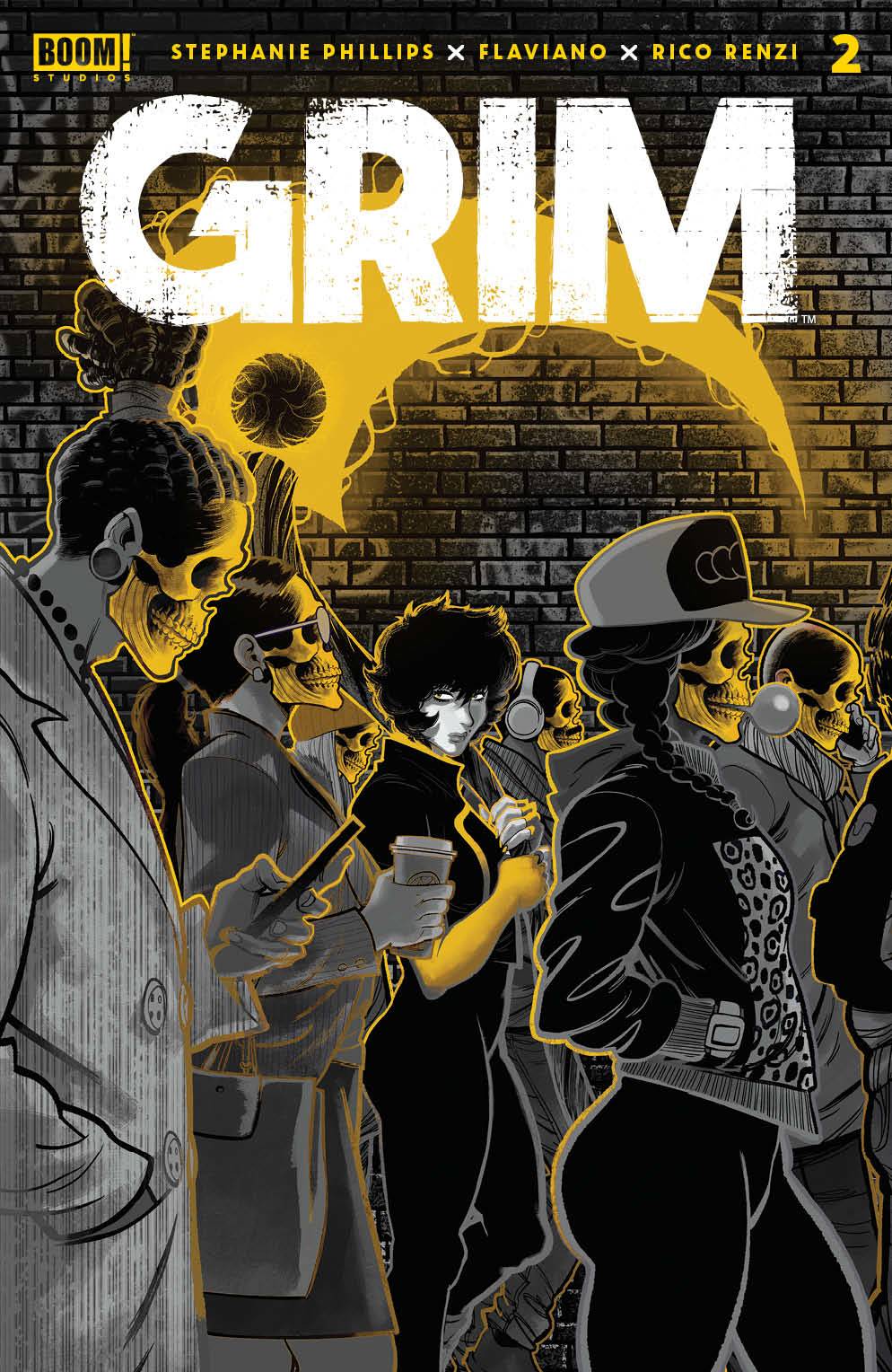GRIM #2 3RD PRINT FLAVIANO VARIANT 2022 Grim BOOM! STUDIOS
