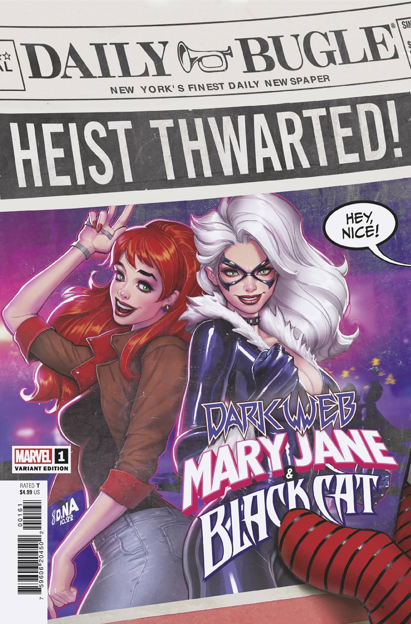 MARY JANE & BLACK CAT #1 NAKAYAMA VARIANT 2022 Black Cat Marvel