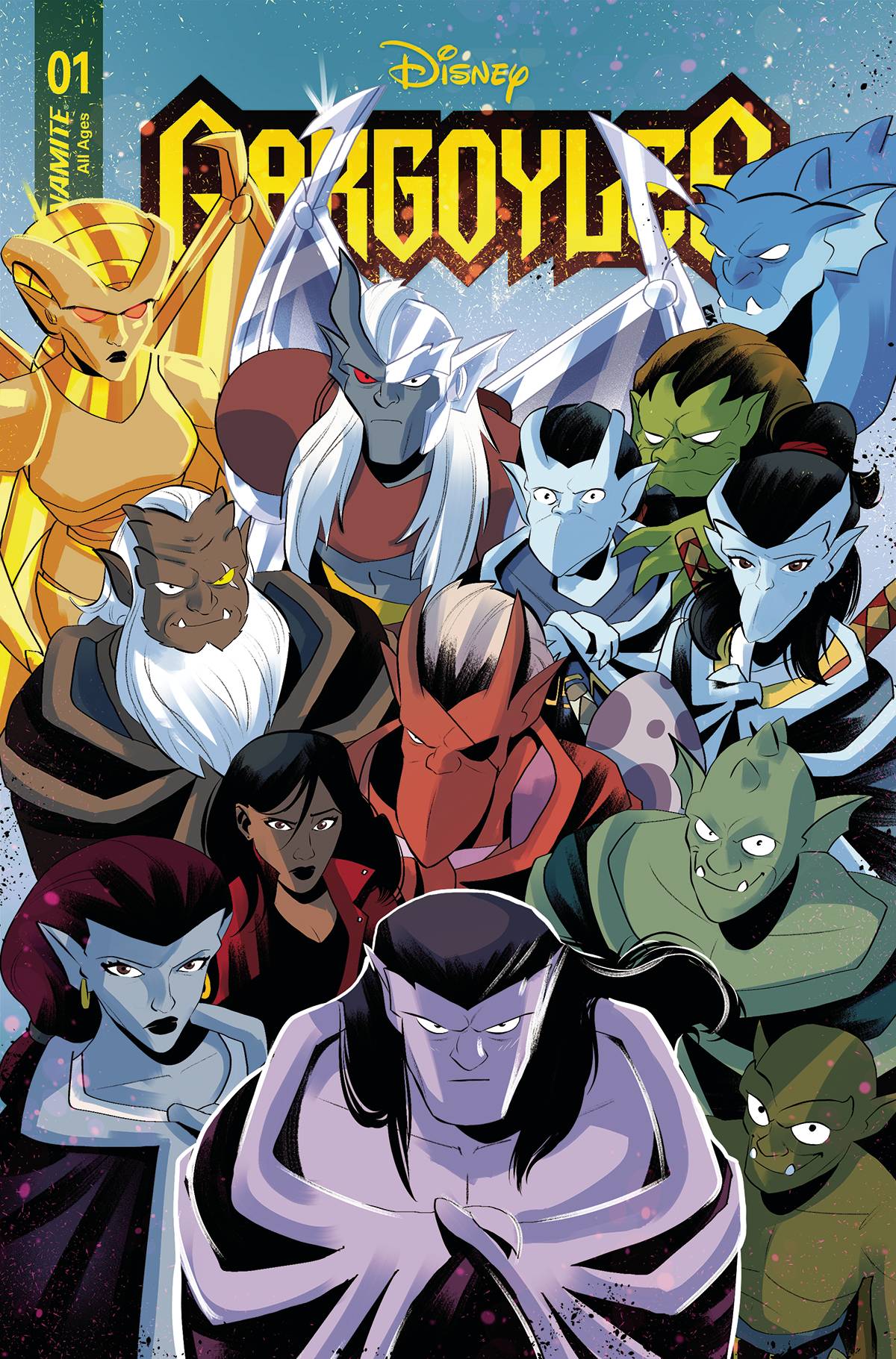 GARGOYLES #1 1:10 KAMBADAIS ORIGINAL VARIANT 2022 comic book DYNAMITE