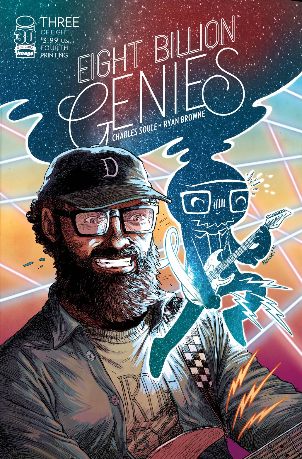 EIGHT BILLION GENIES #3 (OF 8) 4TH PRINT VARIANT 2022 Eight Billion Genies IMAGE COMICS