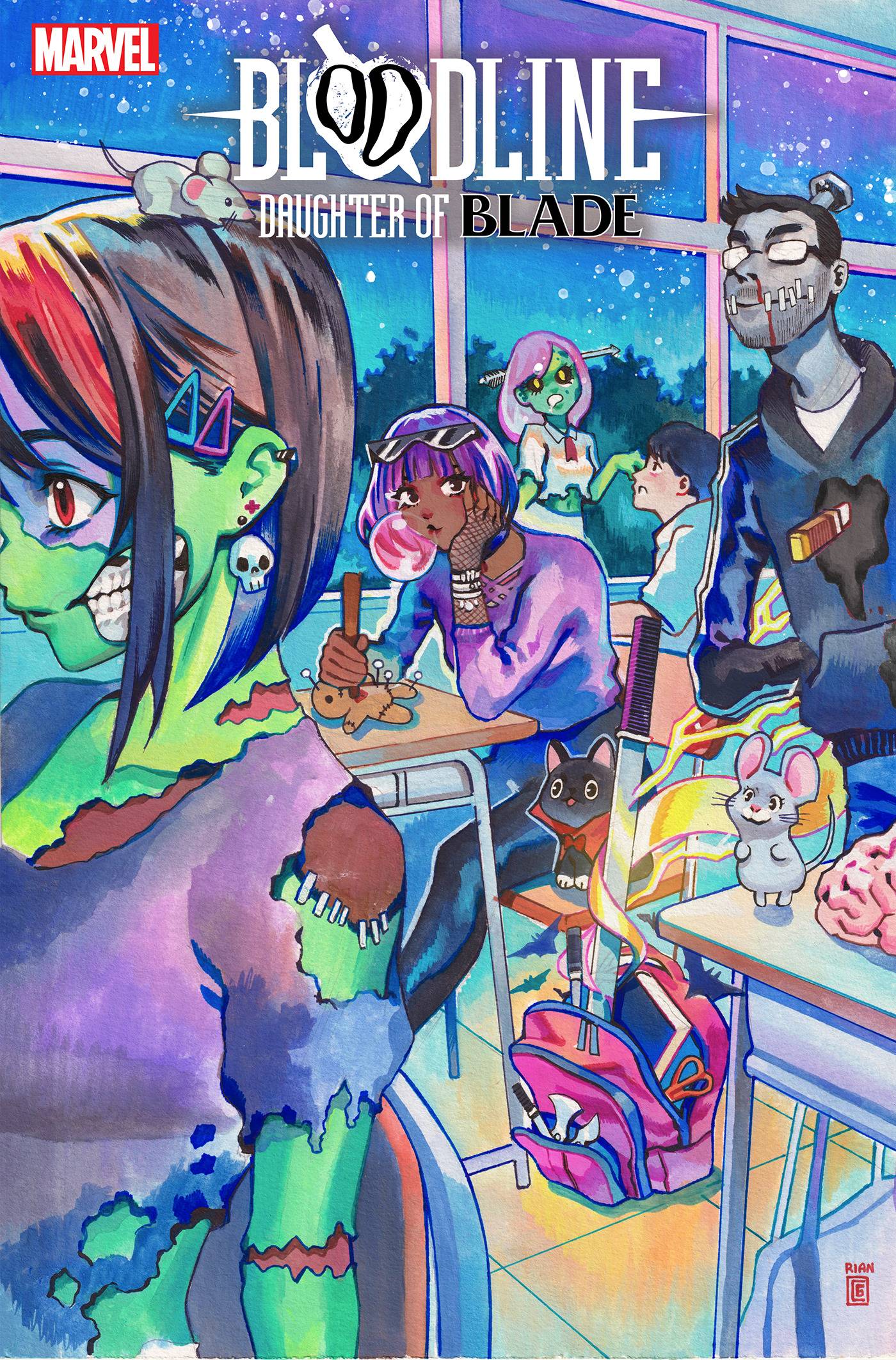 BLOODLINE DAUGHTER OF BLADE #1 GONZALES 1:25 VARIANT 2023 Blade MARVEL COMICS