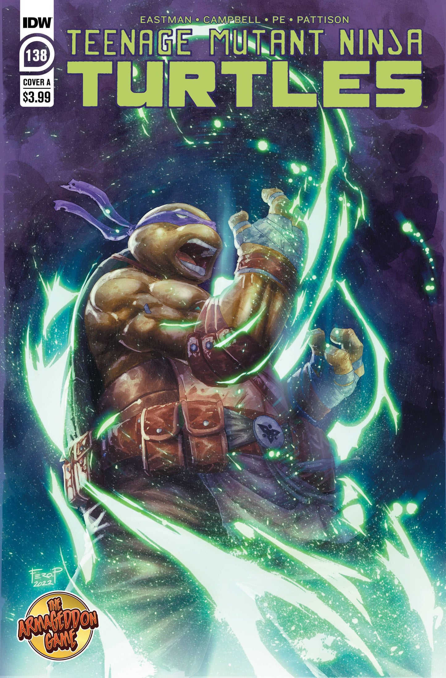 TMNT ONGOING #138 CVR A FERO PE 2023 TMNT IDW PUBLISHING
