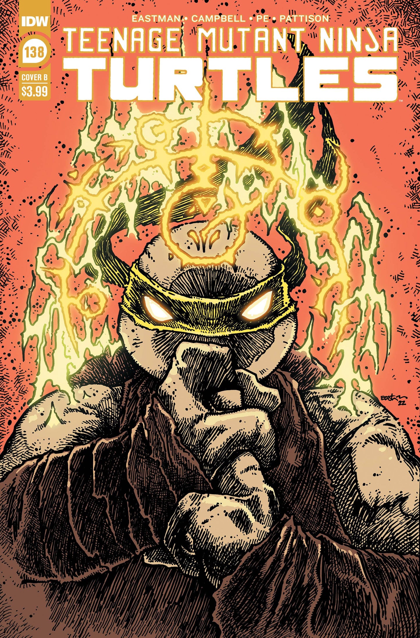 TMNT ONGOING #138 CVR B CAMPBELL 2023 TMNT IDW PUBLISHING